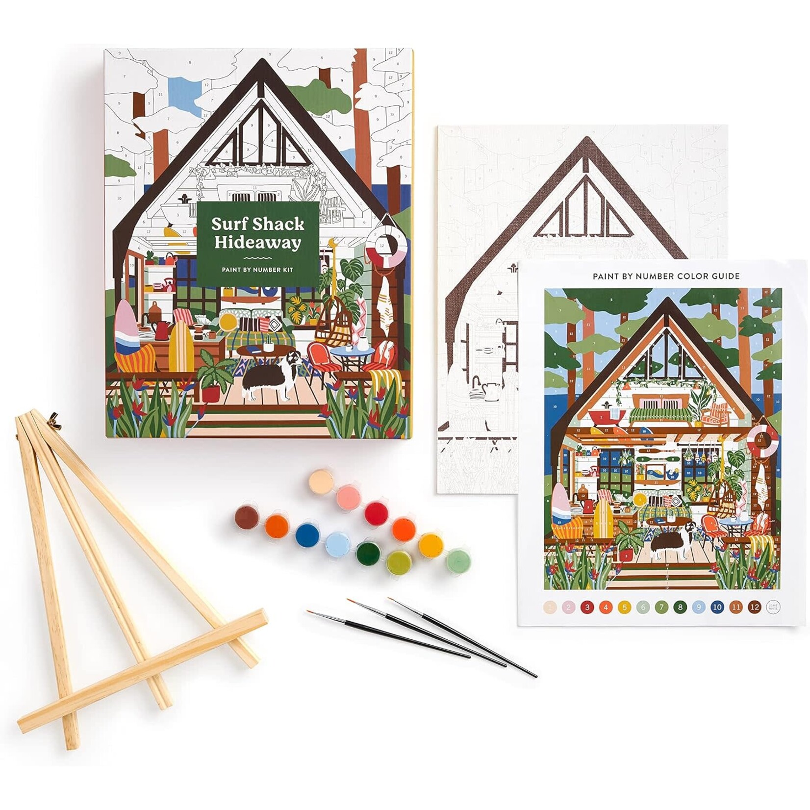 Surf Shack Hideaway - Paint By Number Kit (11 X 14)