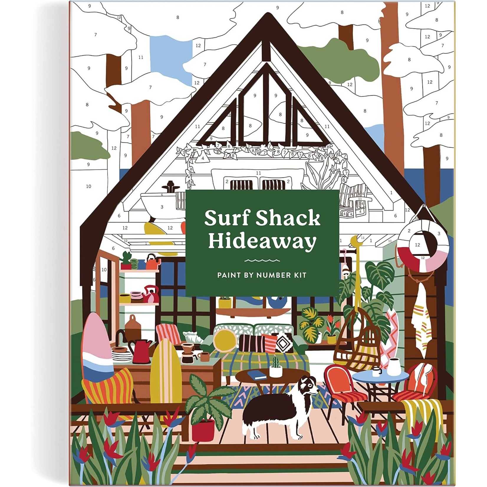 Surf Shack Hideaway - Paint By Number Kit (11 X 14)