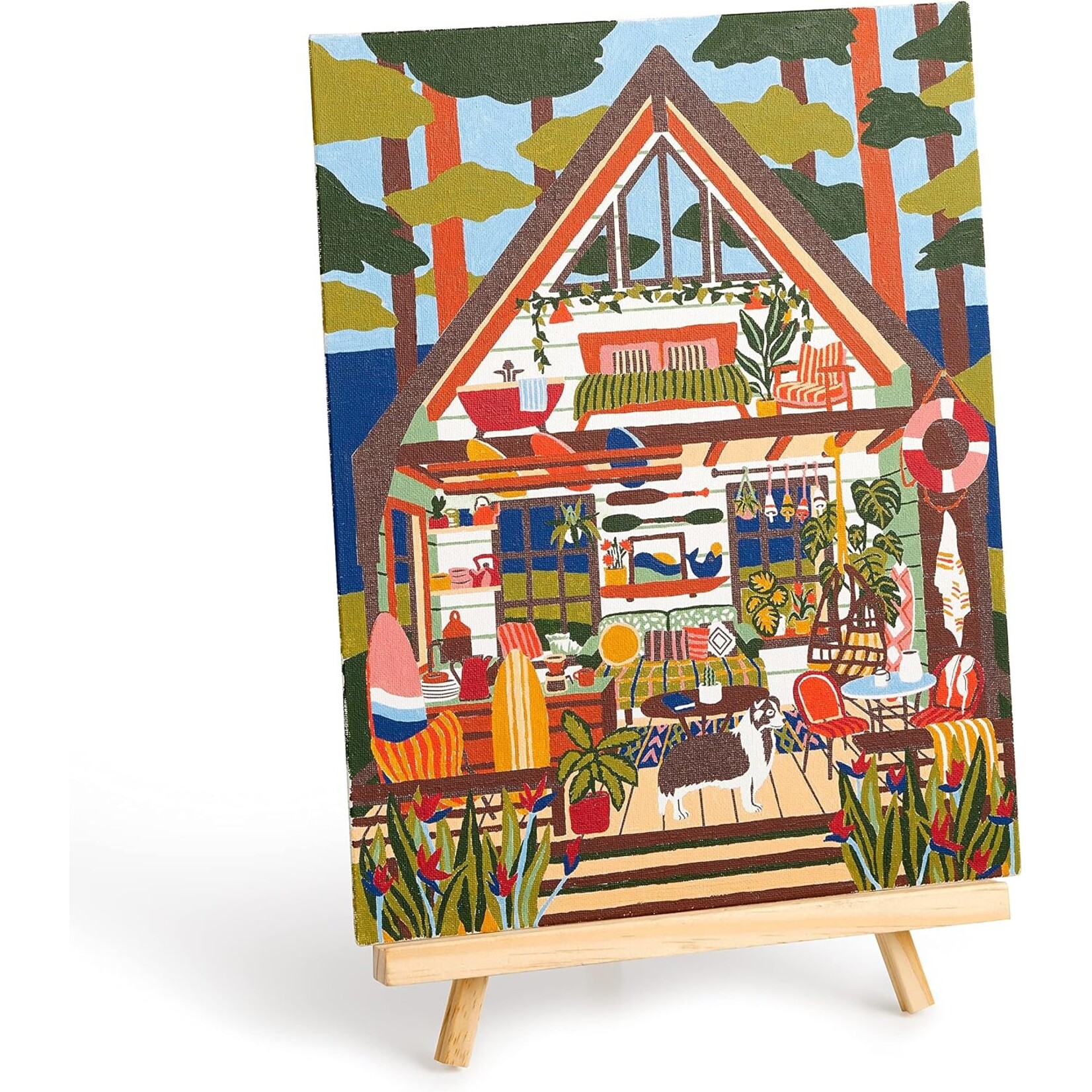 Surf Shack Hideaway - Paint By Number Kit (11 X 14)