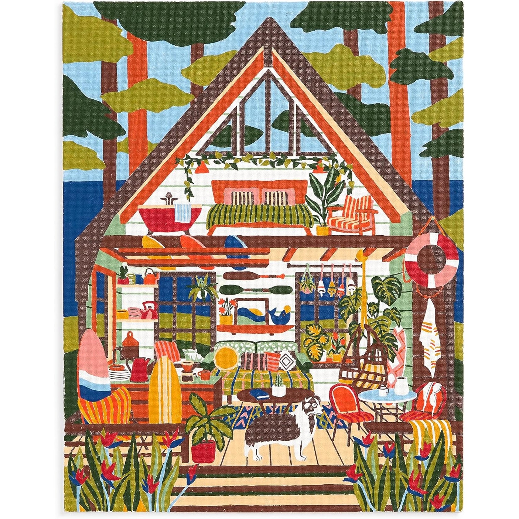 Surf Shack Hideaway - Paint By Number Kit (11 X 14)