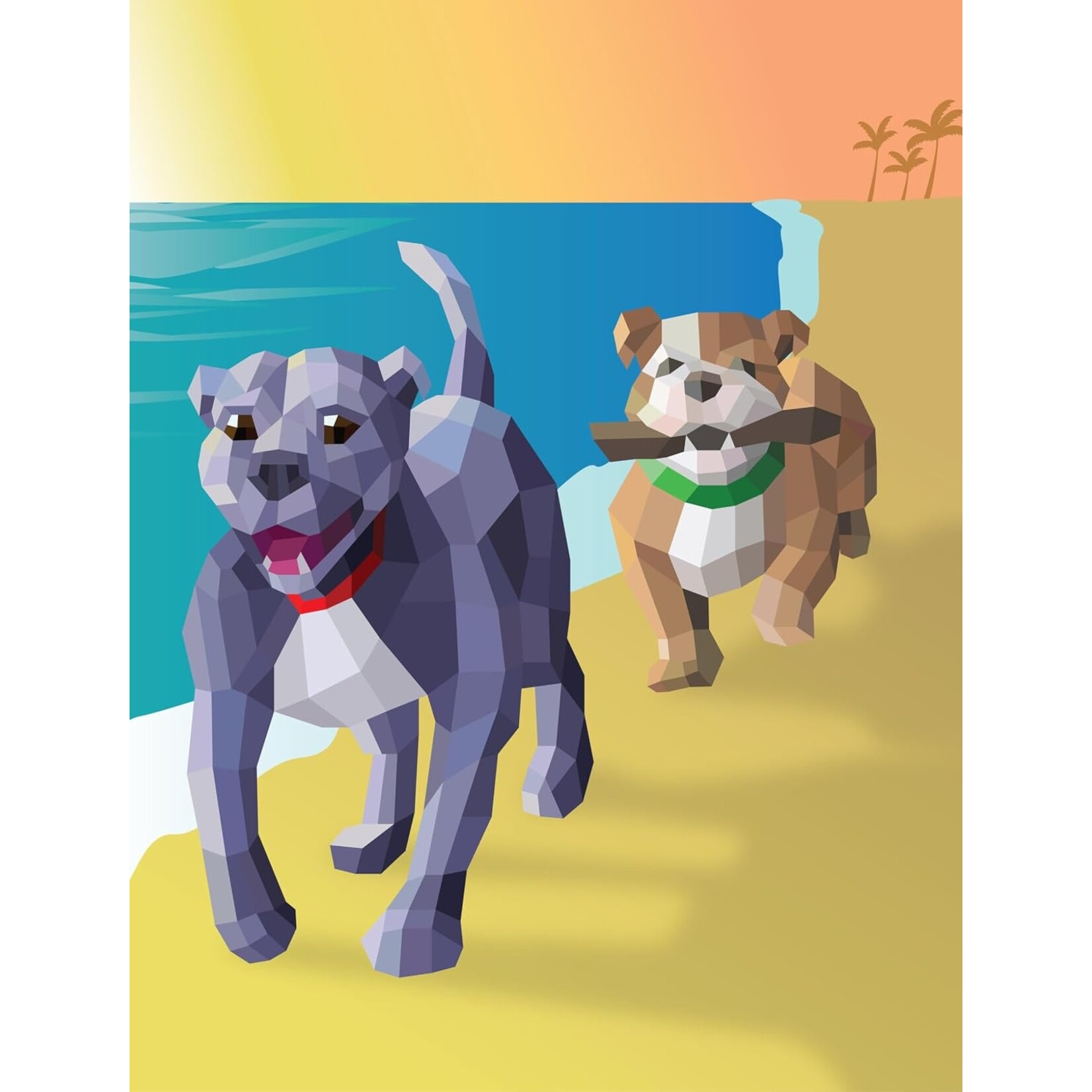 Paint By Sticker: Dogs