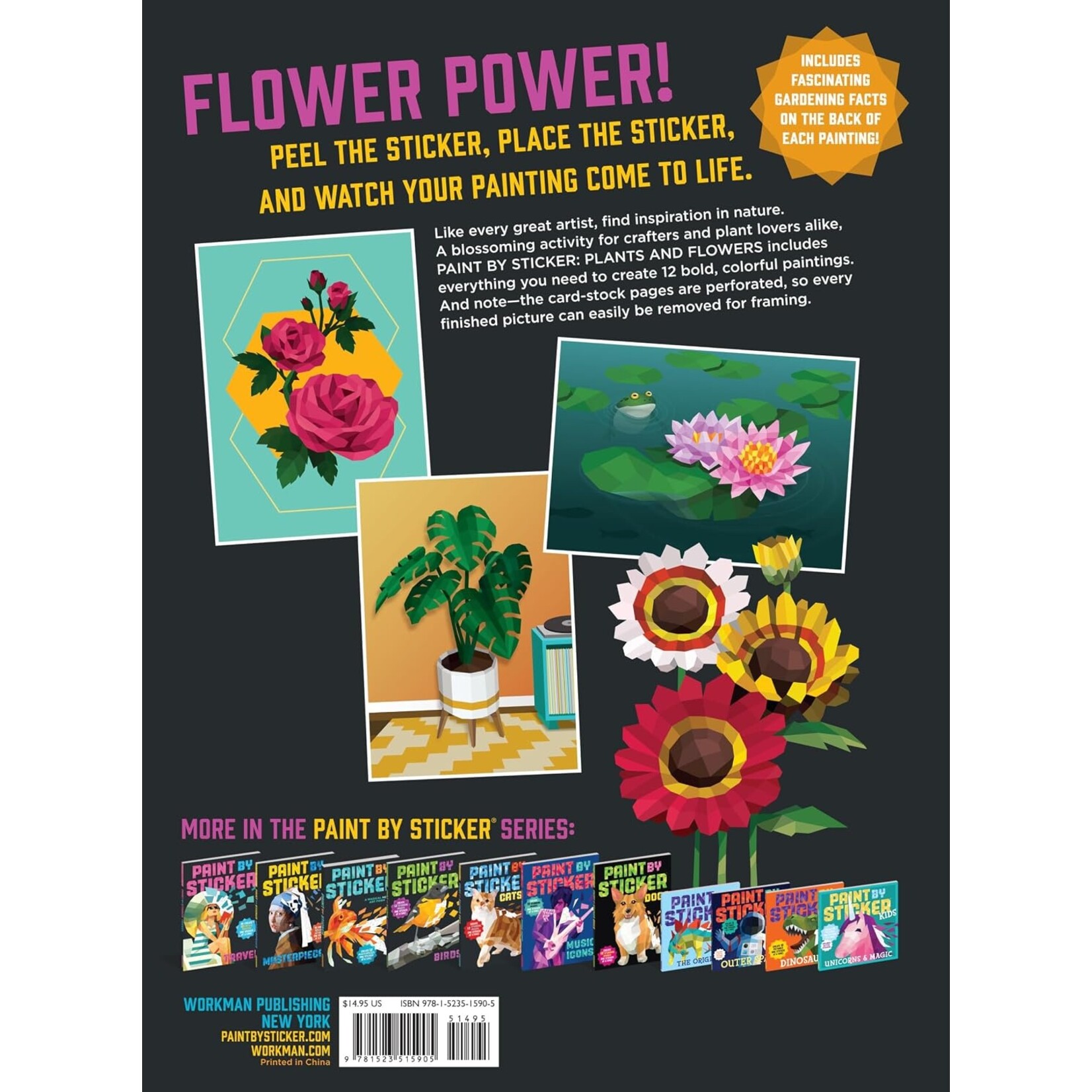 Paint By Sticker: Plants And Flowers