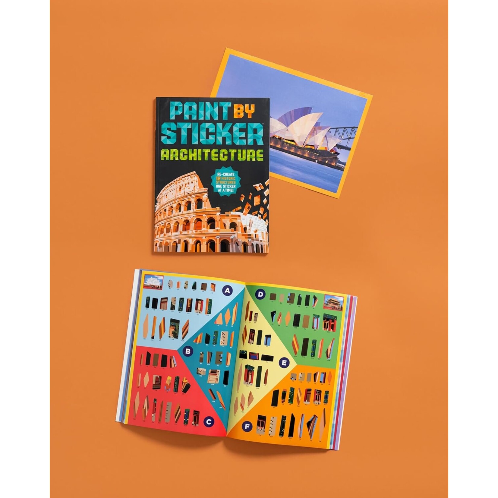 Paint by Sticker: Architecture