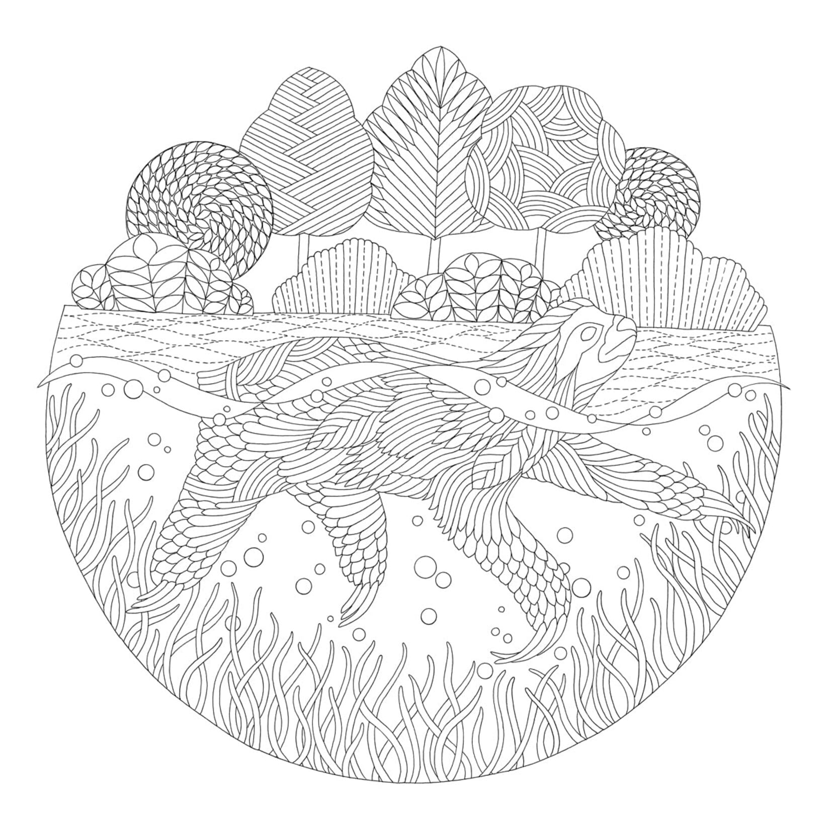 Millie Marotta's Island Escape Coloring Book