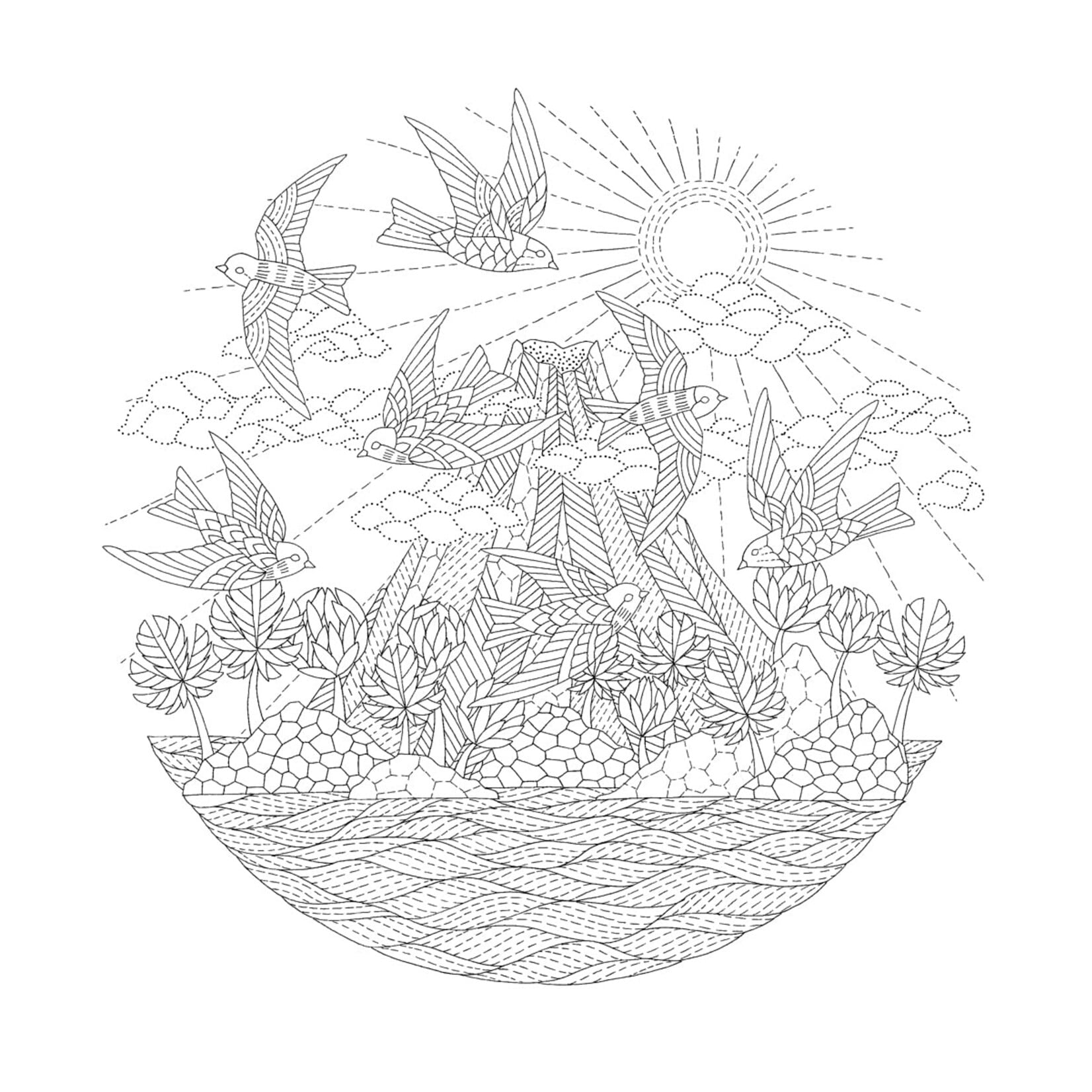Millie Marotta's Island Escape Coloring Book