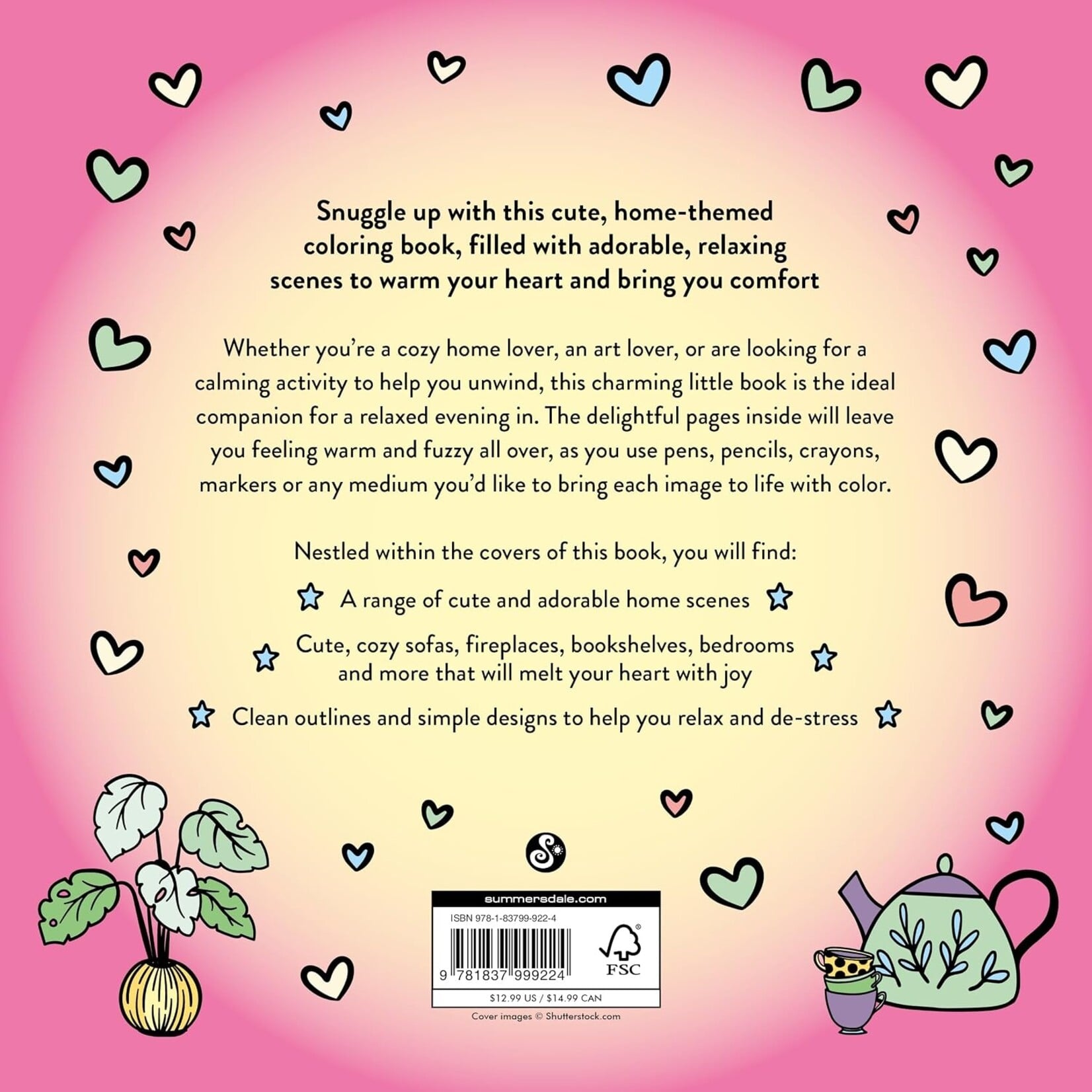 The Super-Cute Cozy Home Coloring Book
