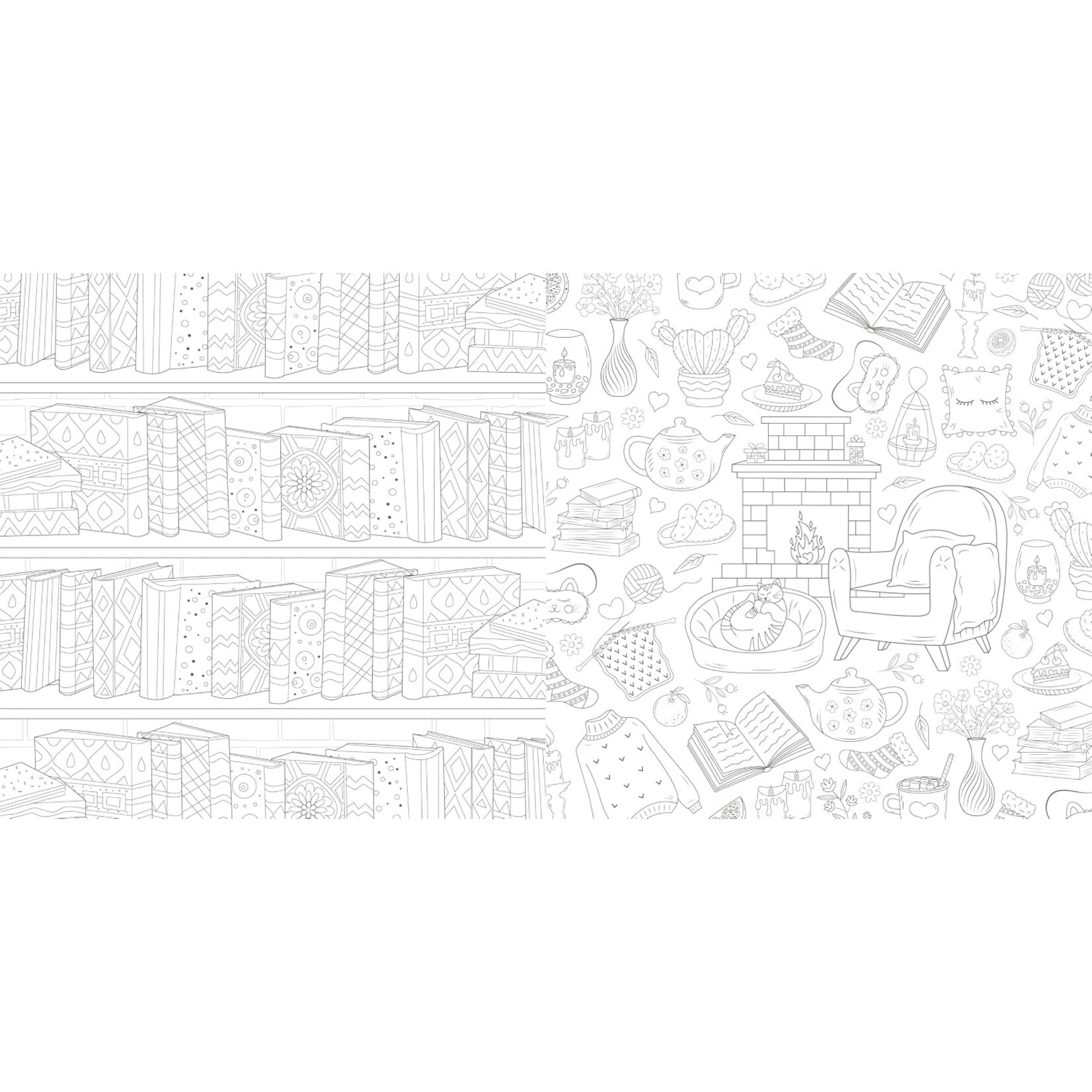 The Super-Cute Cozy Home Coloring Book