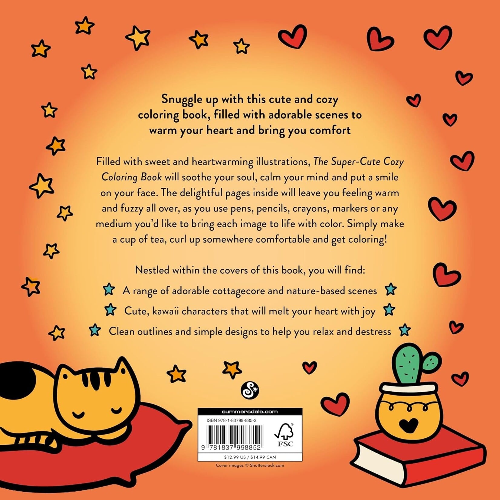 The Super-Cute Cozy Coloring Book