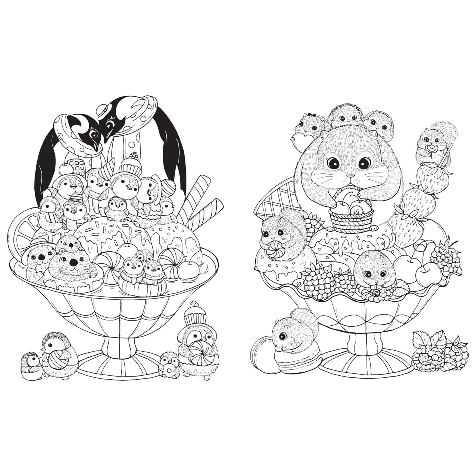 A Million Baby Animals: Little Creatures to Color