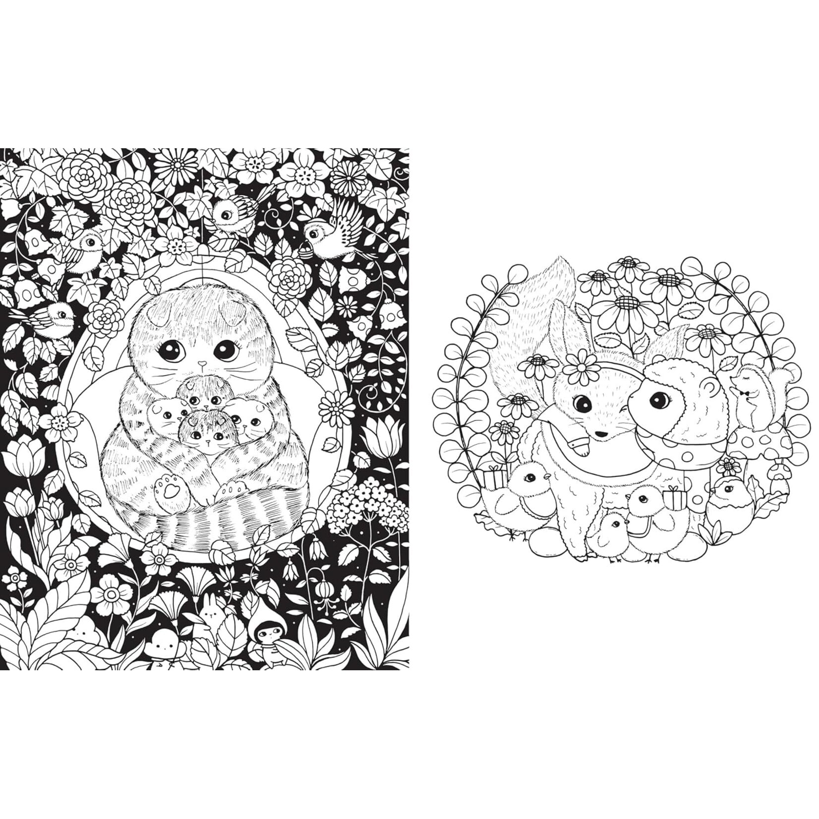 A Million Baby Animals: Little Creatures to Color