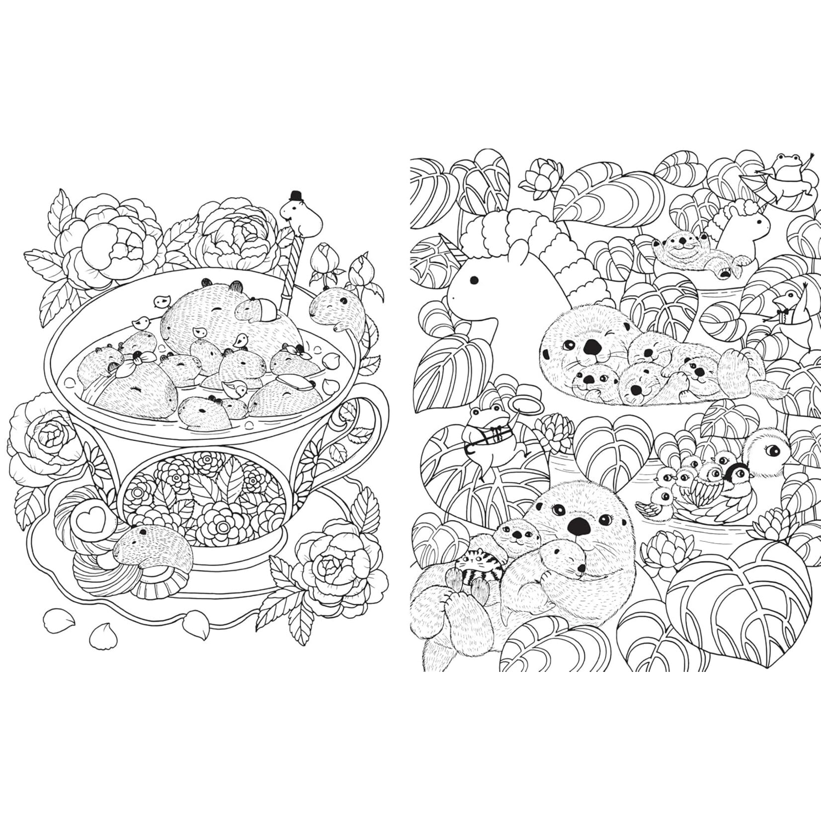 A Million Baby Animals: Little Creatures to Color