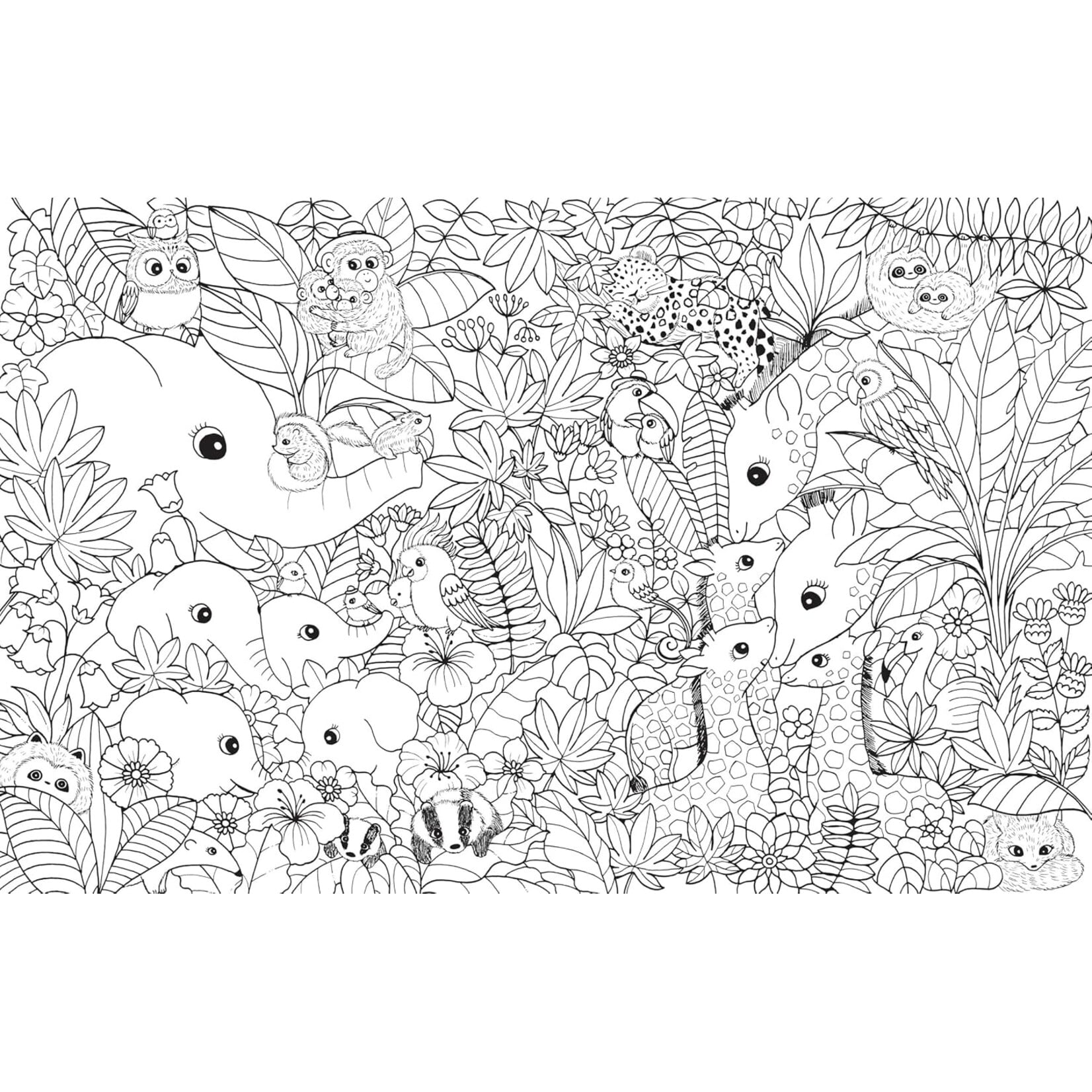 A Million Baby Animals: Little Creatures to Color