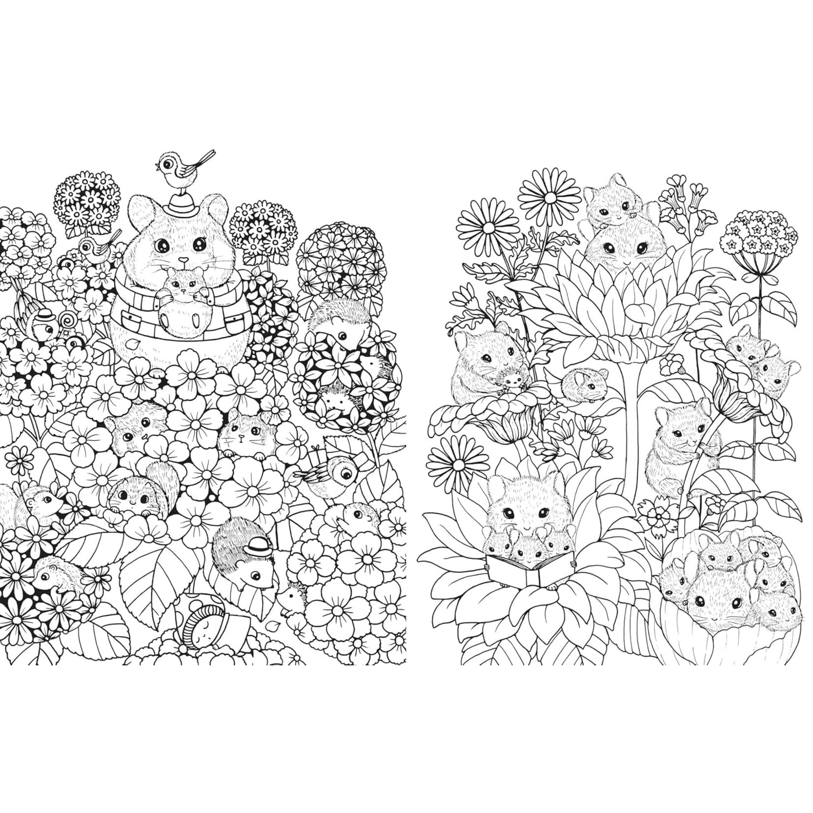 A Million Baby Animals: Little Creatures to Color