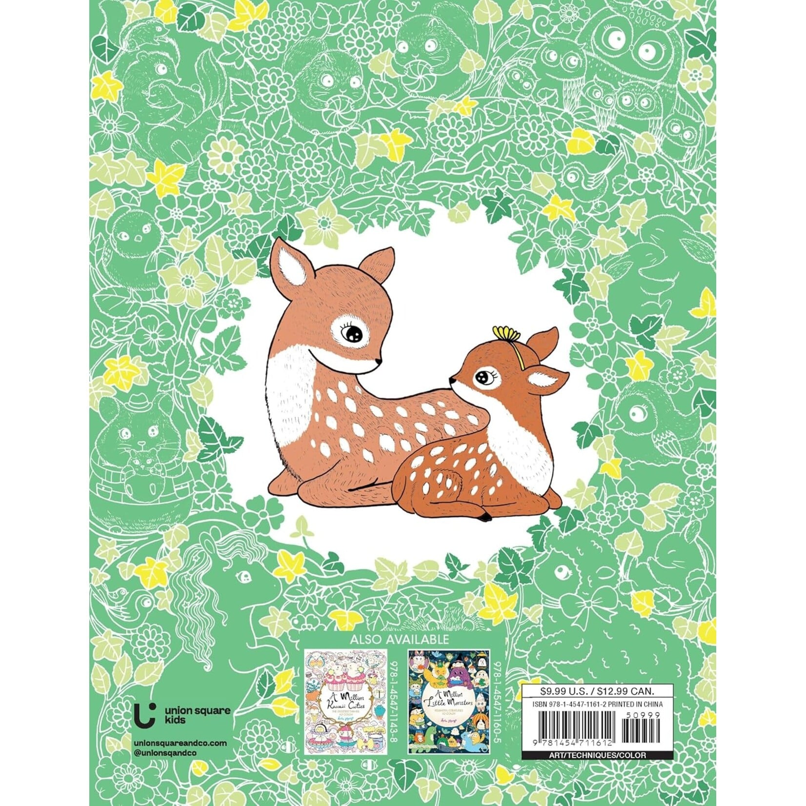 A Million Baby Animals: Little Creatures to Color