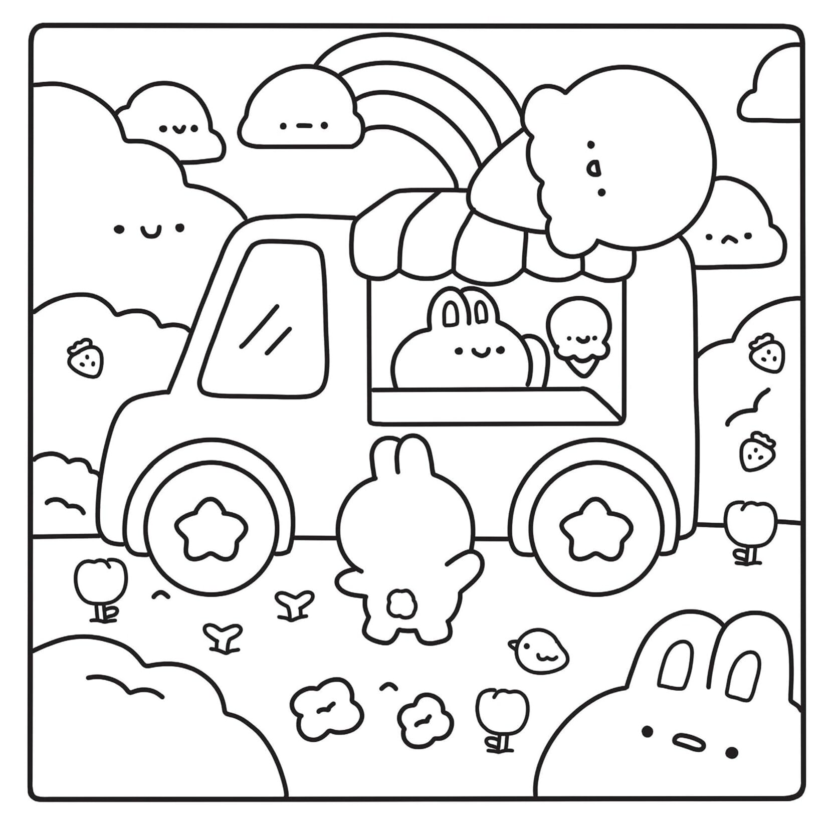 Summer Delights (Cozy Coloring)