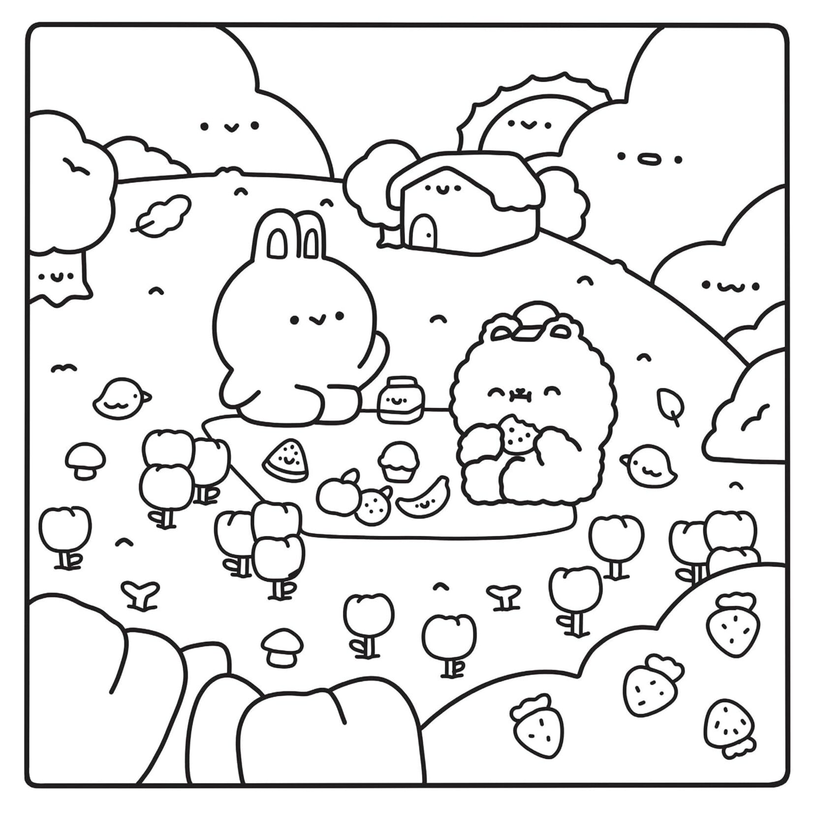 Summer Delights (Cozy Coloring)