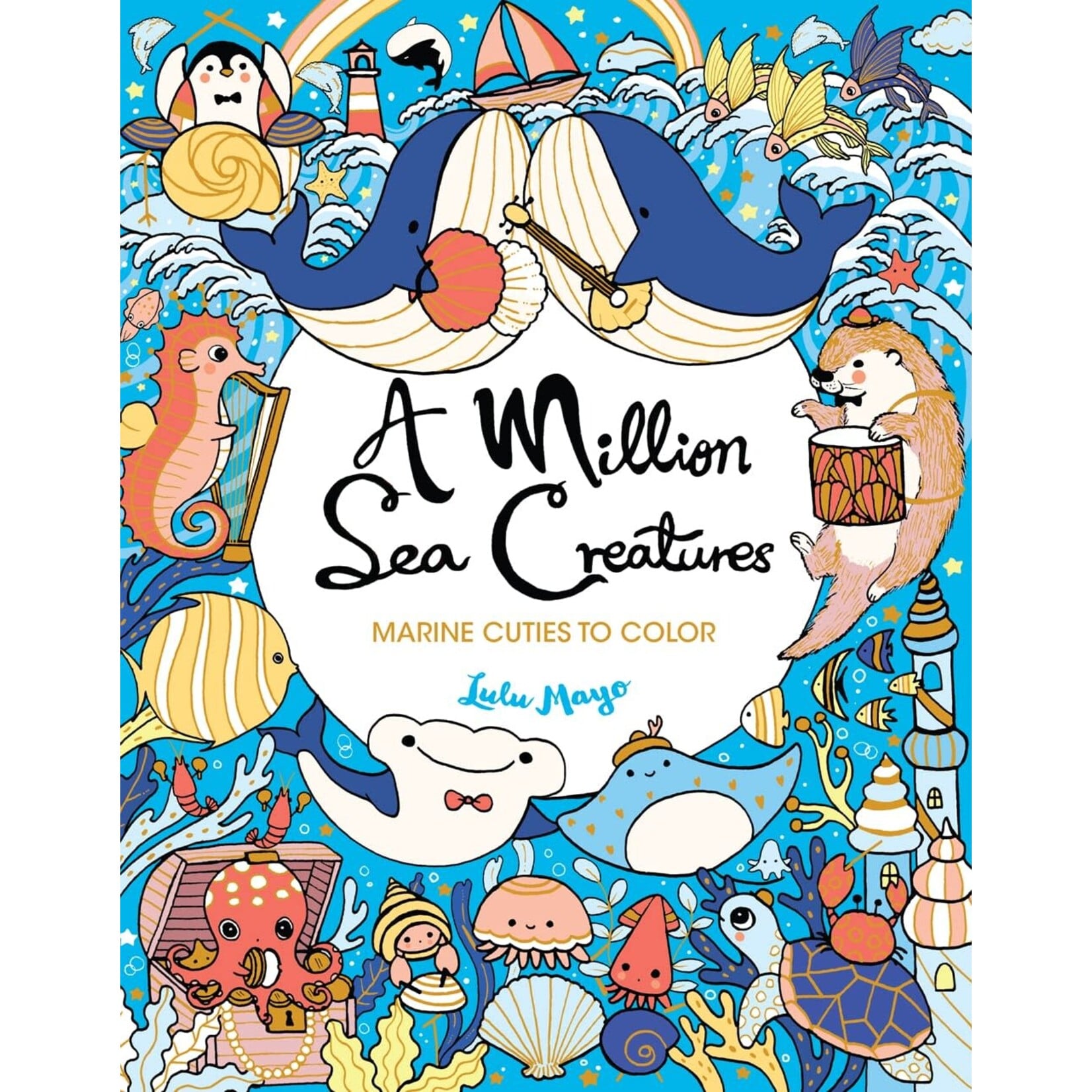 A Million Sea Creatures Coloring Book