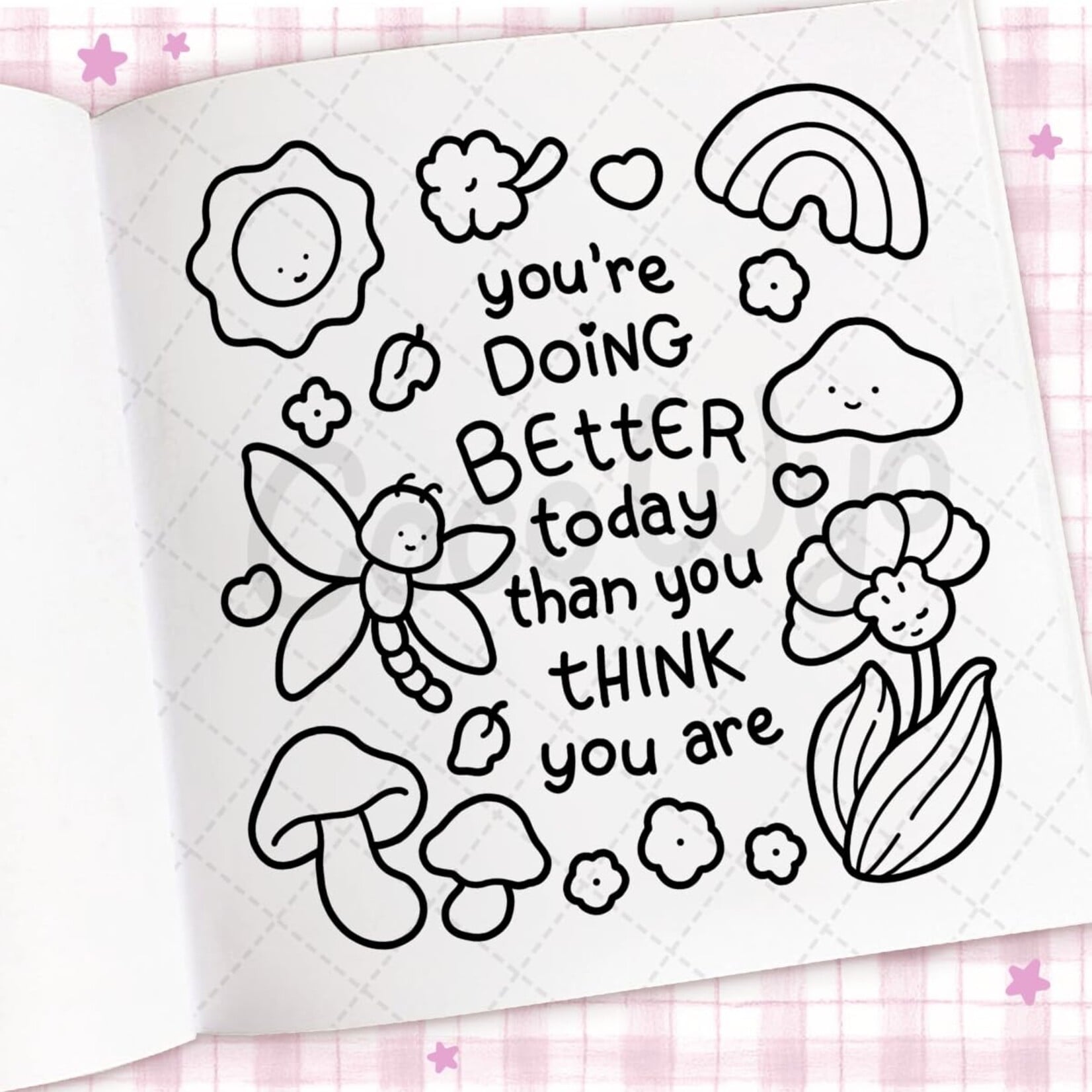 Cozy Vibes: Coloring Book for Adults and Kids
