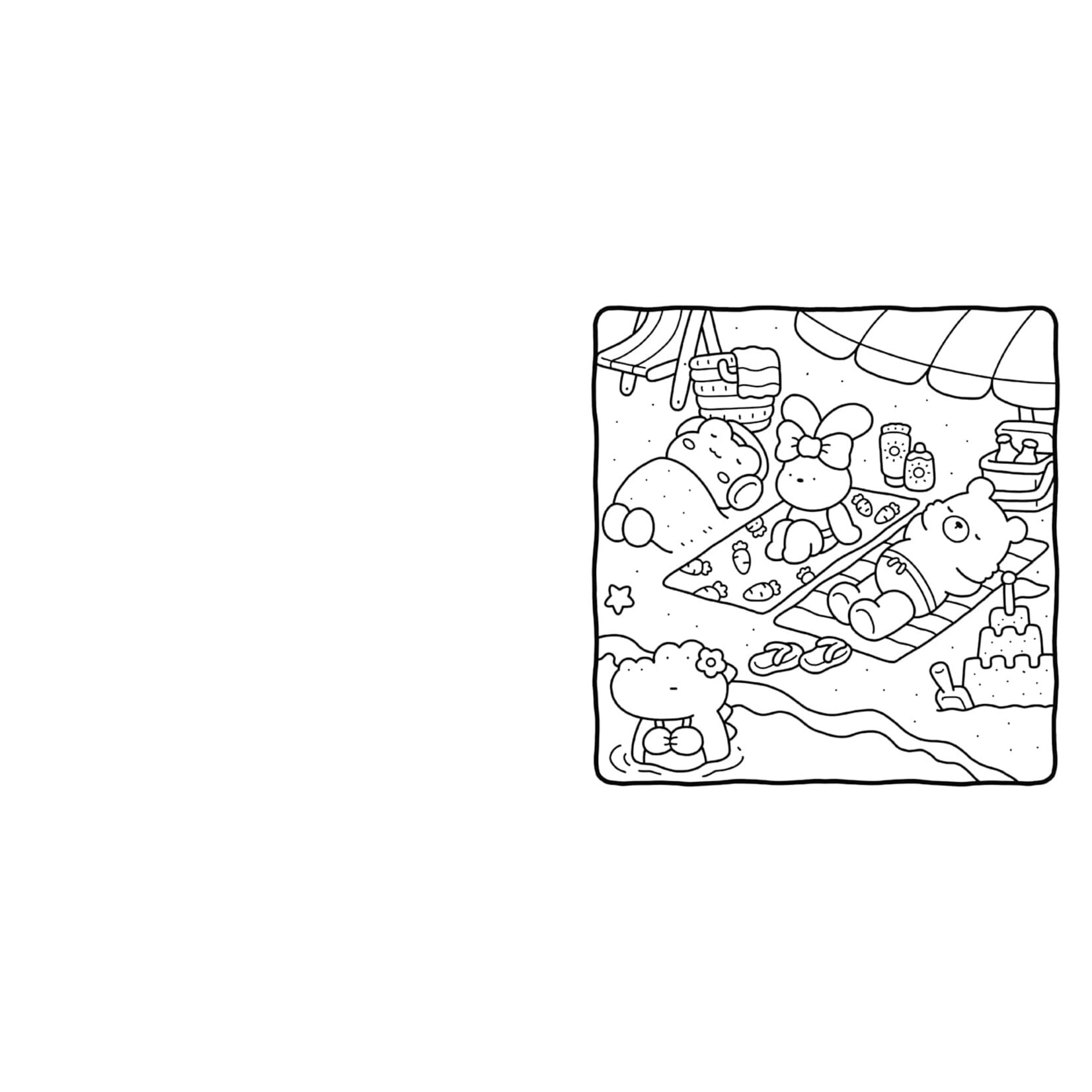 Cozy Friends: Coloring Book for Adults and Kids