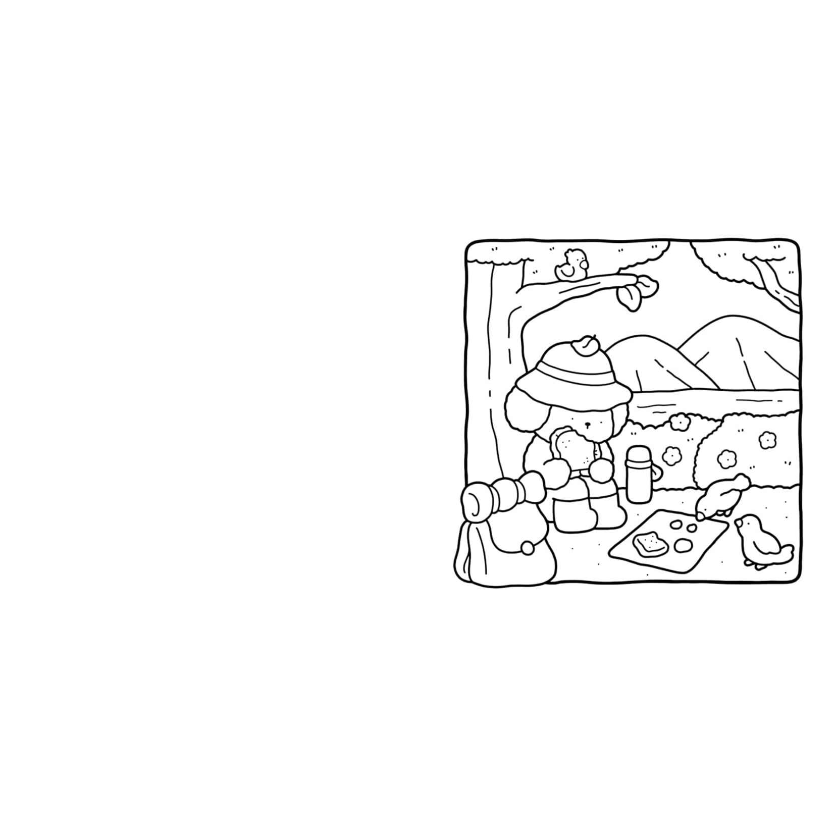 Cozy Days: Coloring Book for Adults and Kids