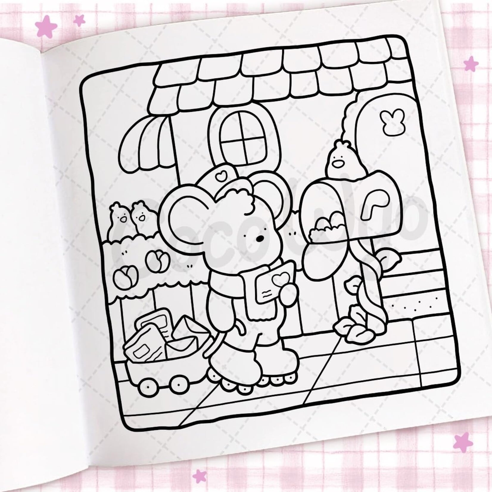 Cozy Days: Coloring Book for Adults and Kids