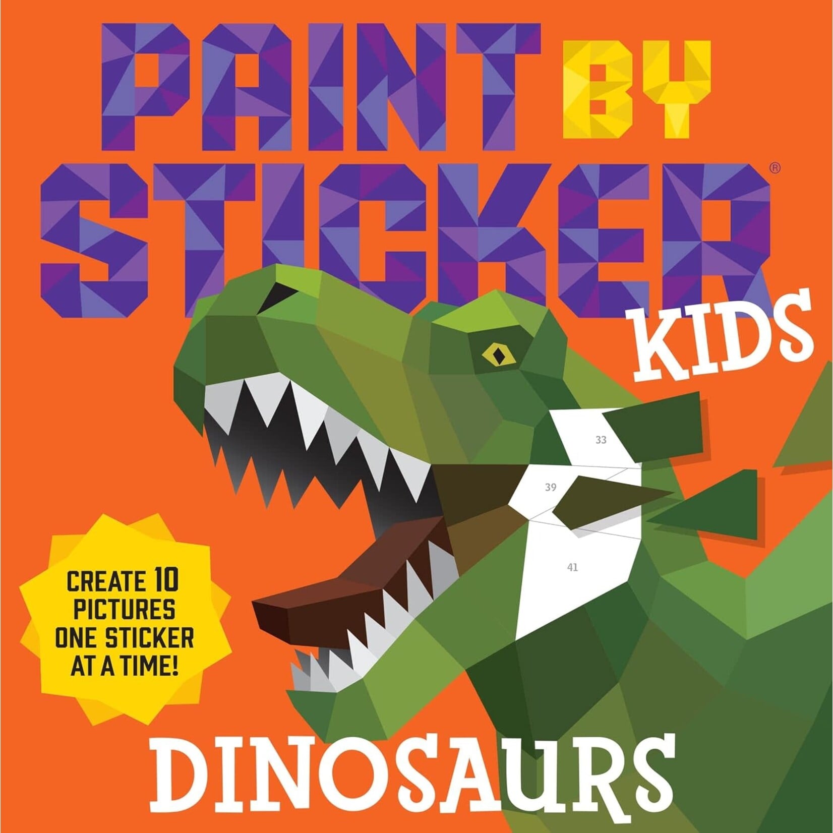 Workman Kids Paint by Sticker Kids: Dinosaurs