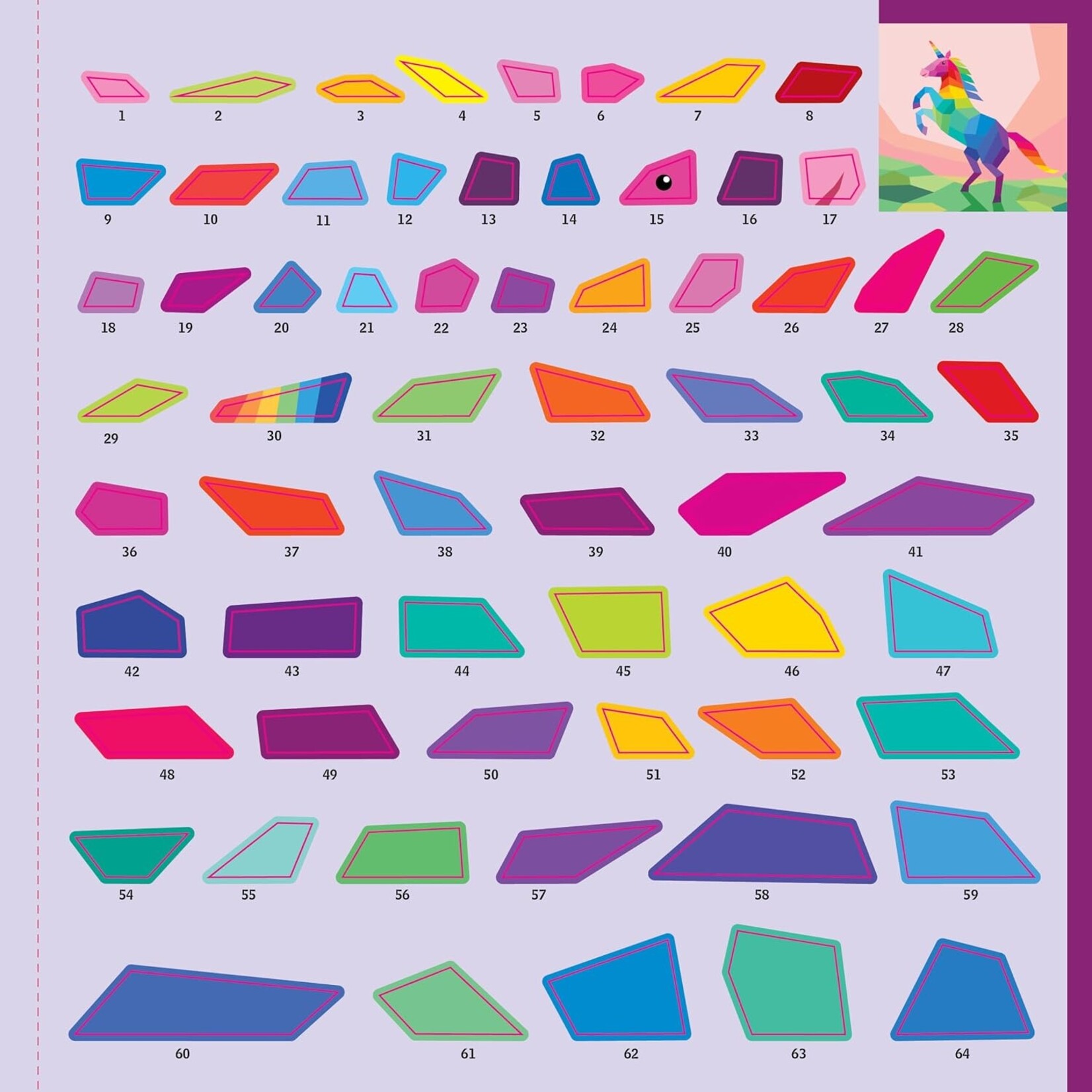 Workman Kids Paint by Sticker Kids: Rainbows Everywhere!