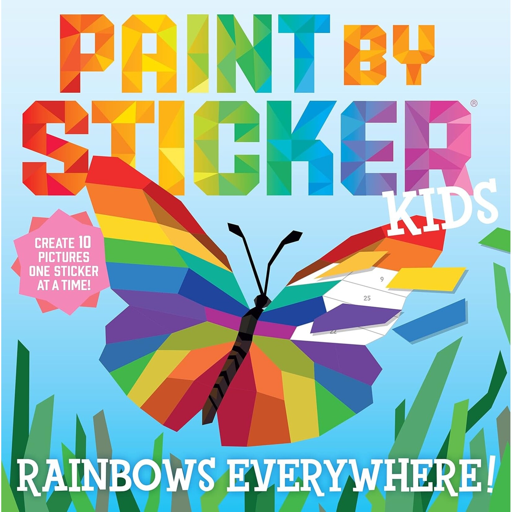 Workman Kids Paint by Sticker Kids: Rainbows Everywhere!