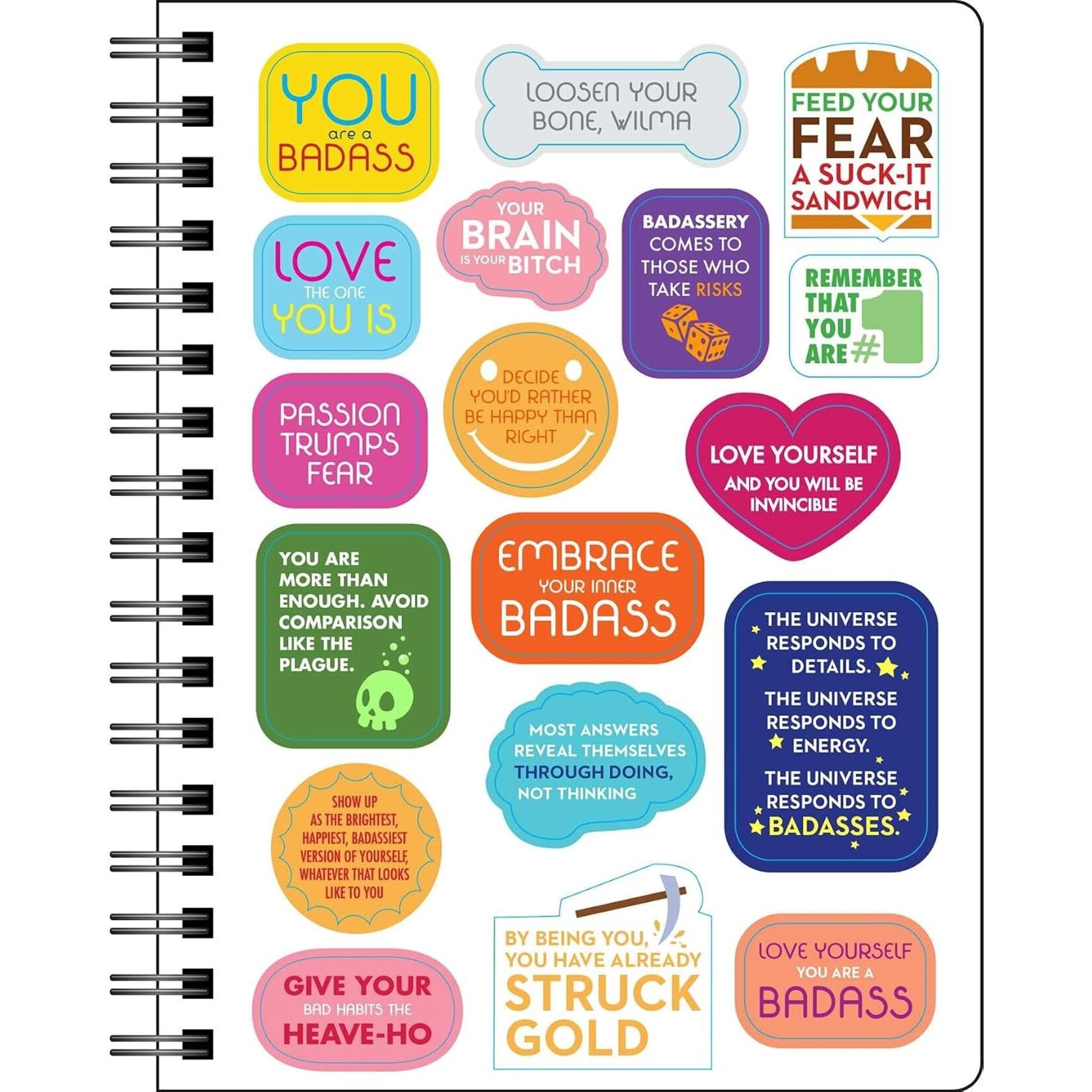 You Are A Badass Deluxe Organizer 17-Month 2026-2027 Weekly/Monthly Planner By Jen Sincero
