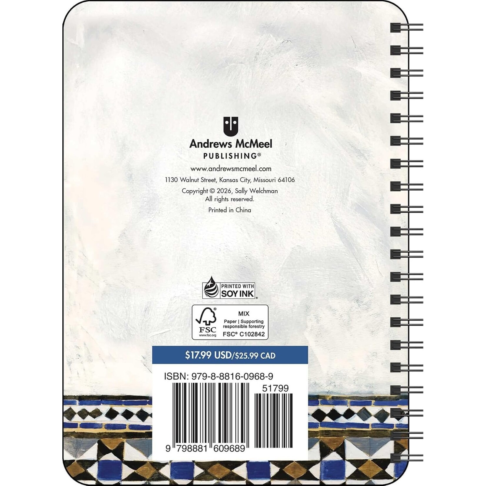 2027 Monthly/Weekly Planner Calendar By Sally Welchman