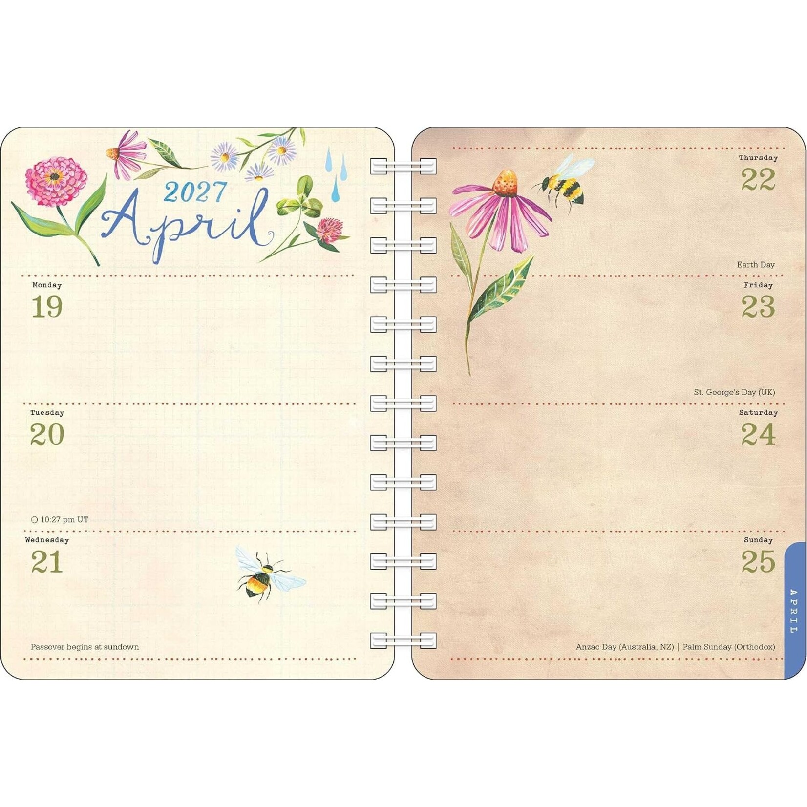2027 Weekly Planner Calendar By Katie Daisy