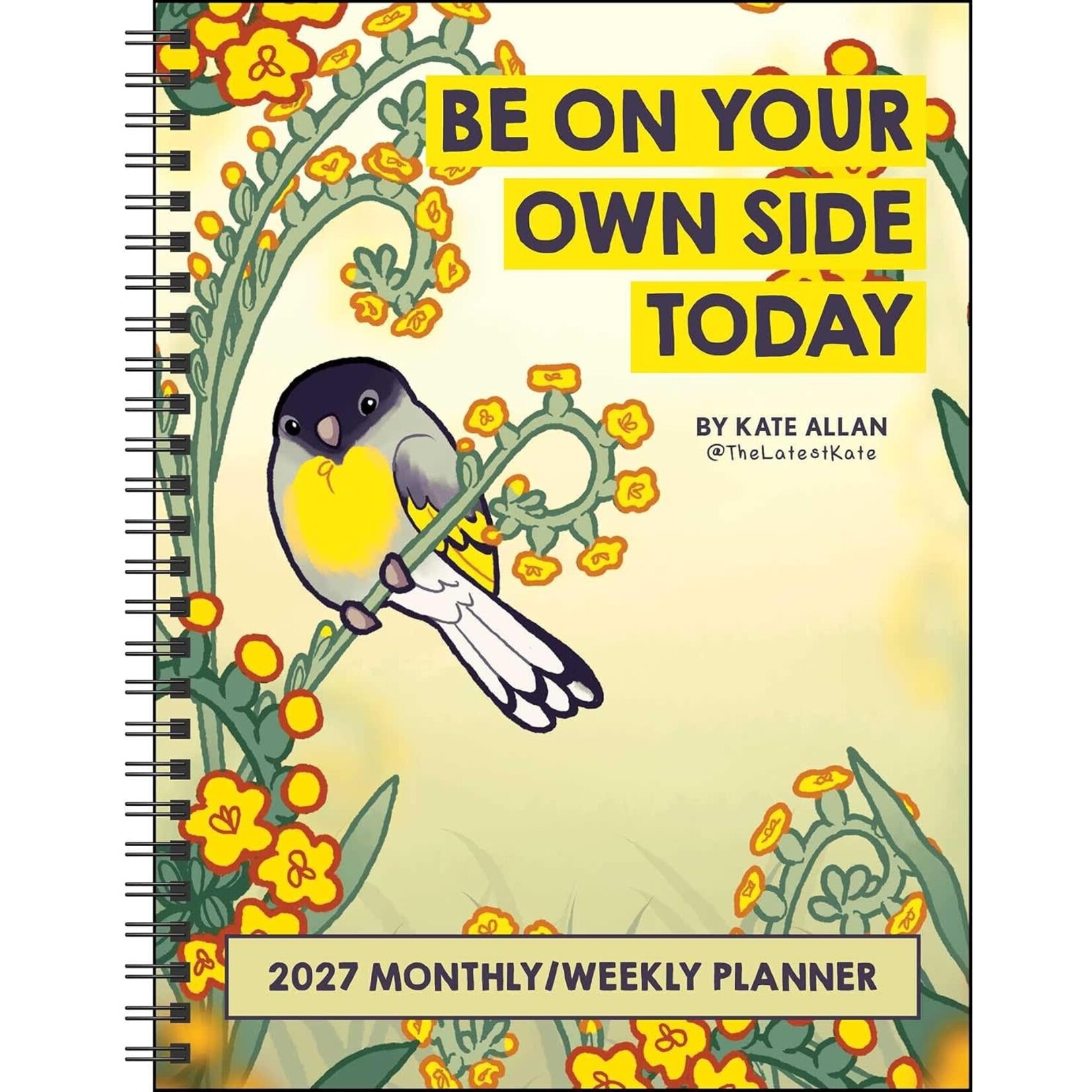 2027 Weekly/Monthly Planner Calendar By Kate Allan
