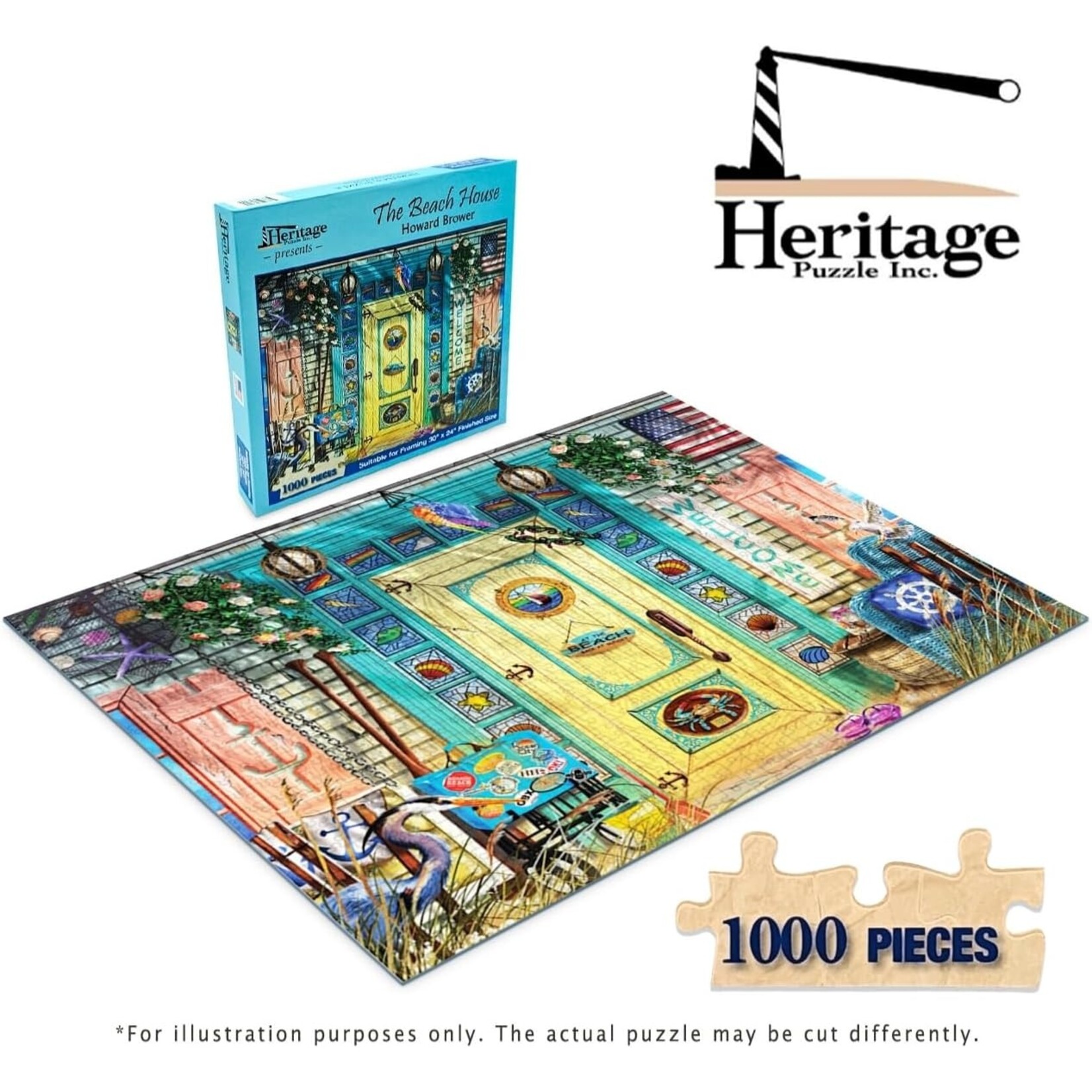The Beach House 1000 Piece Puzzle