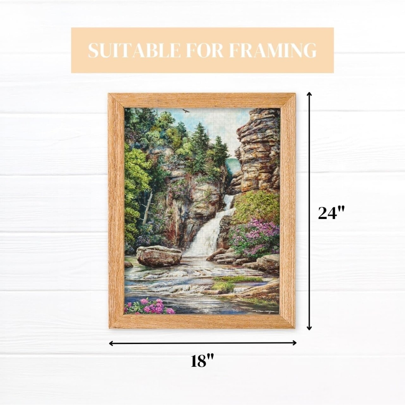 Linville Falls 550 Piece Puzzle