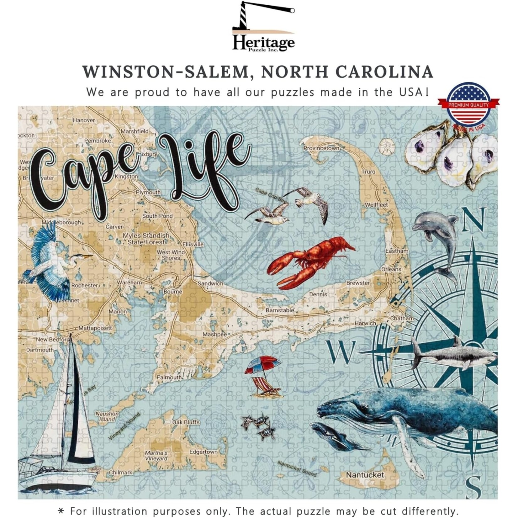 Cape Life 1000 Piece Puzzle