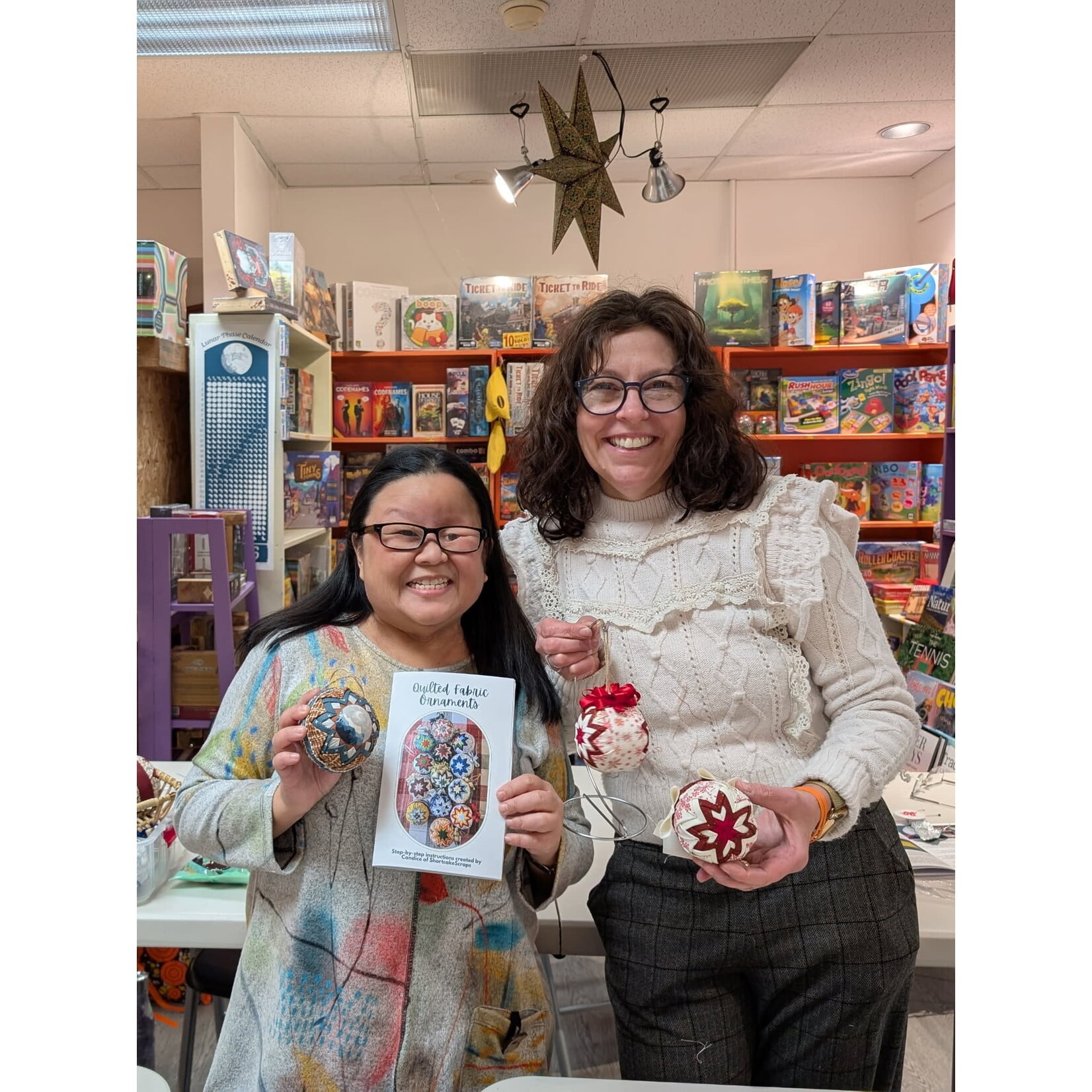Maxima Hive Learn How to Make Quilted Fabric Ornaments with Candice