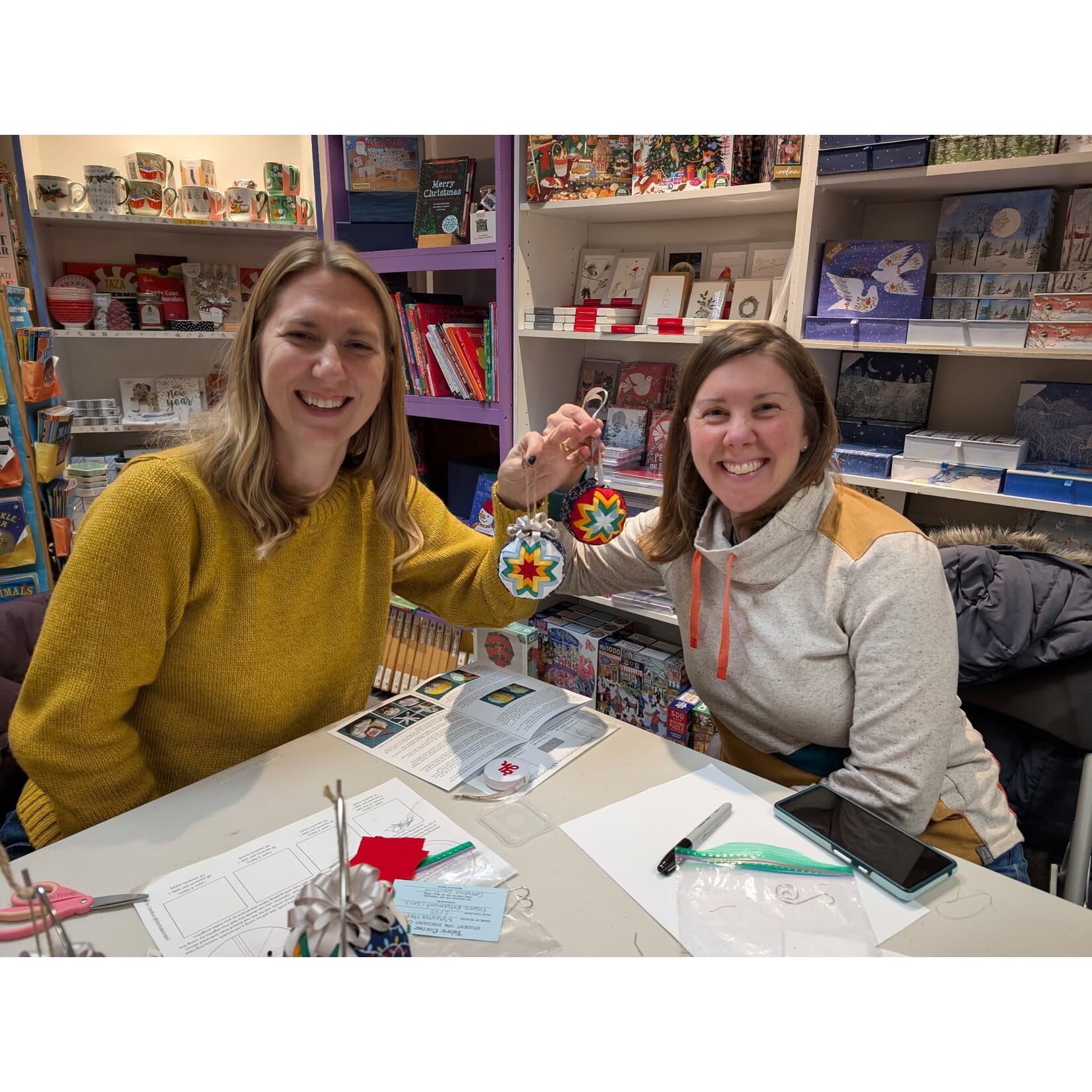 Maxima Hive Learn How to Make Quilted Fabric Ornaments with Candice