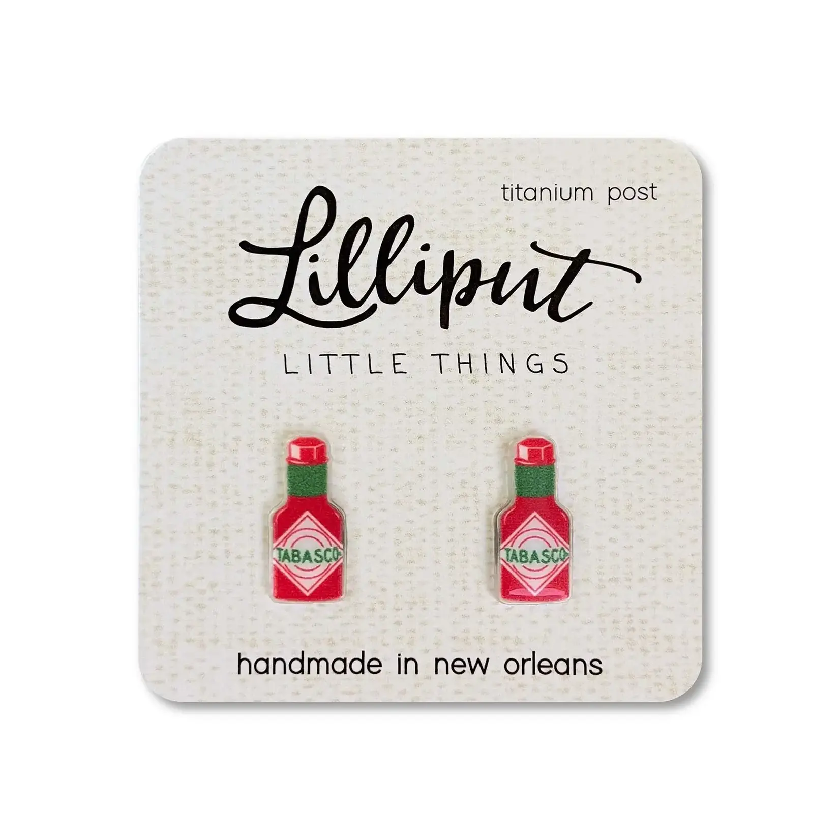 TABASCO® Hot Sauce Earrings