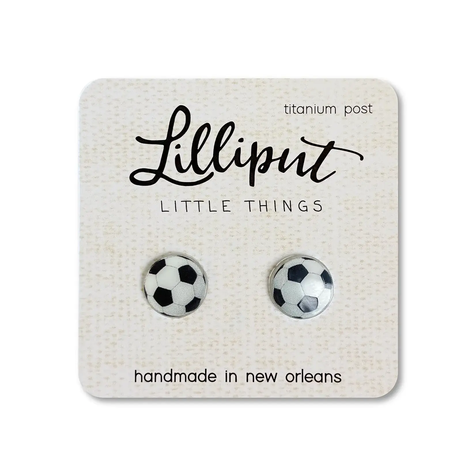 Soccer Ball Earrings