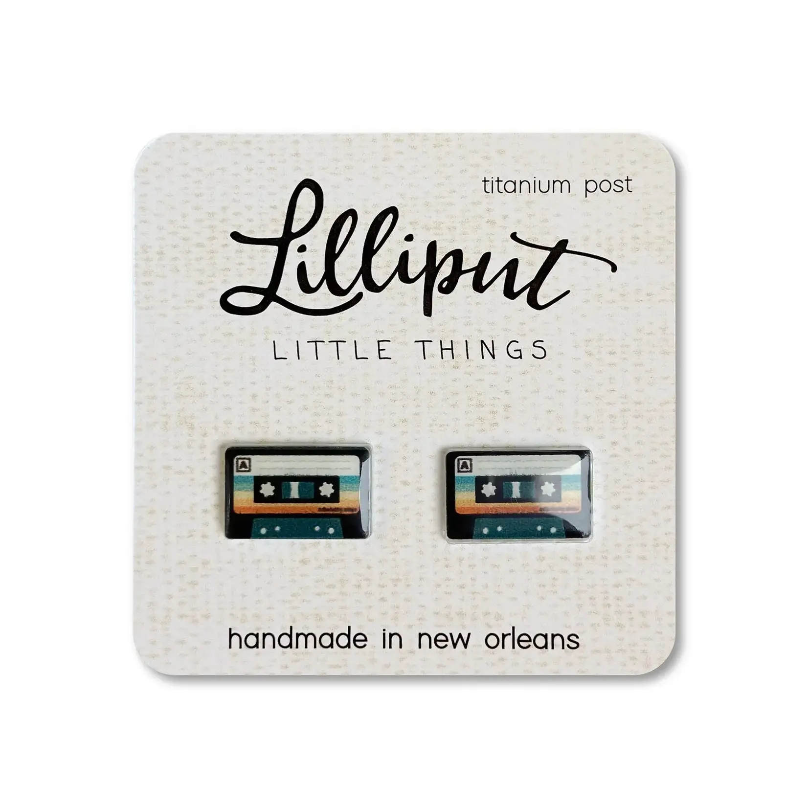 Retro Cassette Earrings