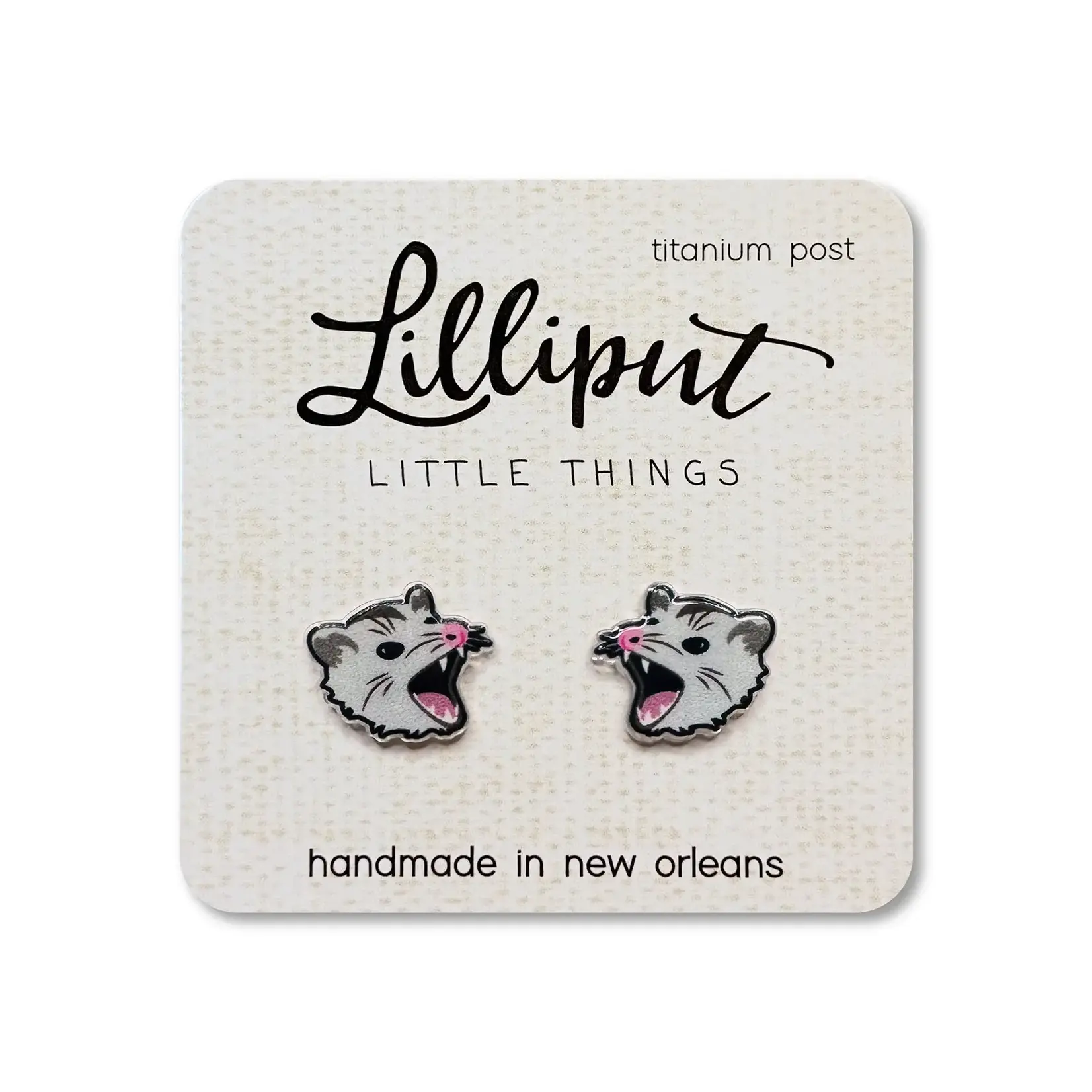Possum Earrings