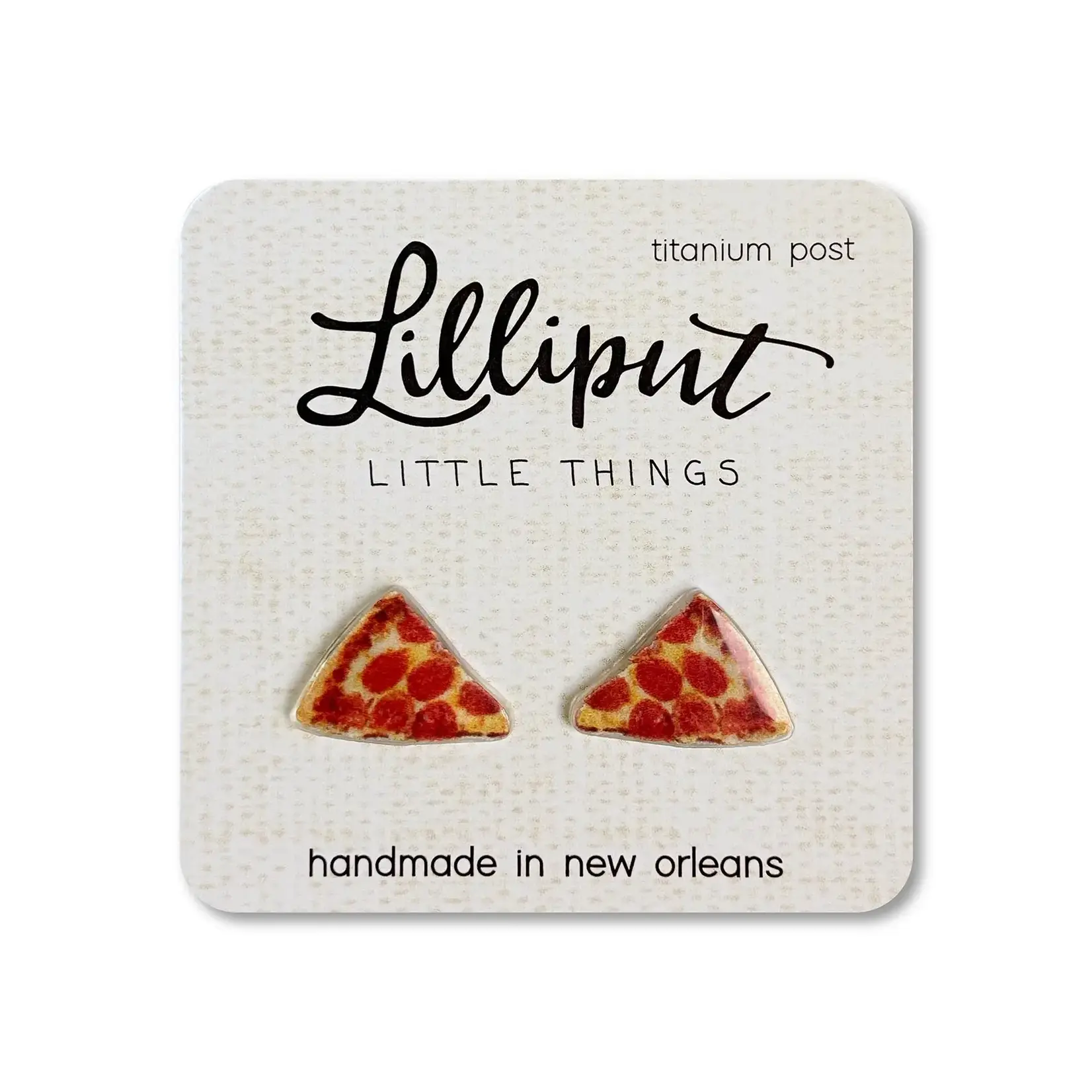 Pizza Earrings