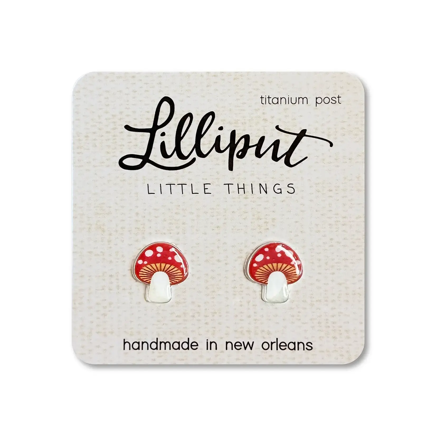 Mushroom Earrings