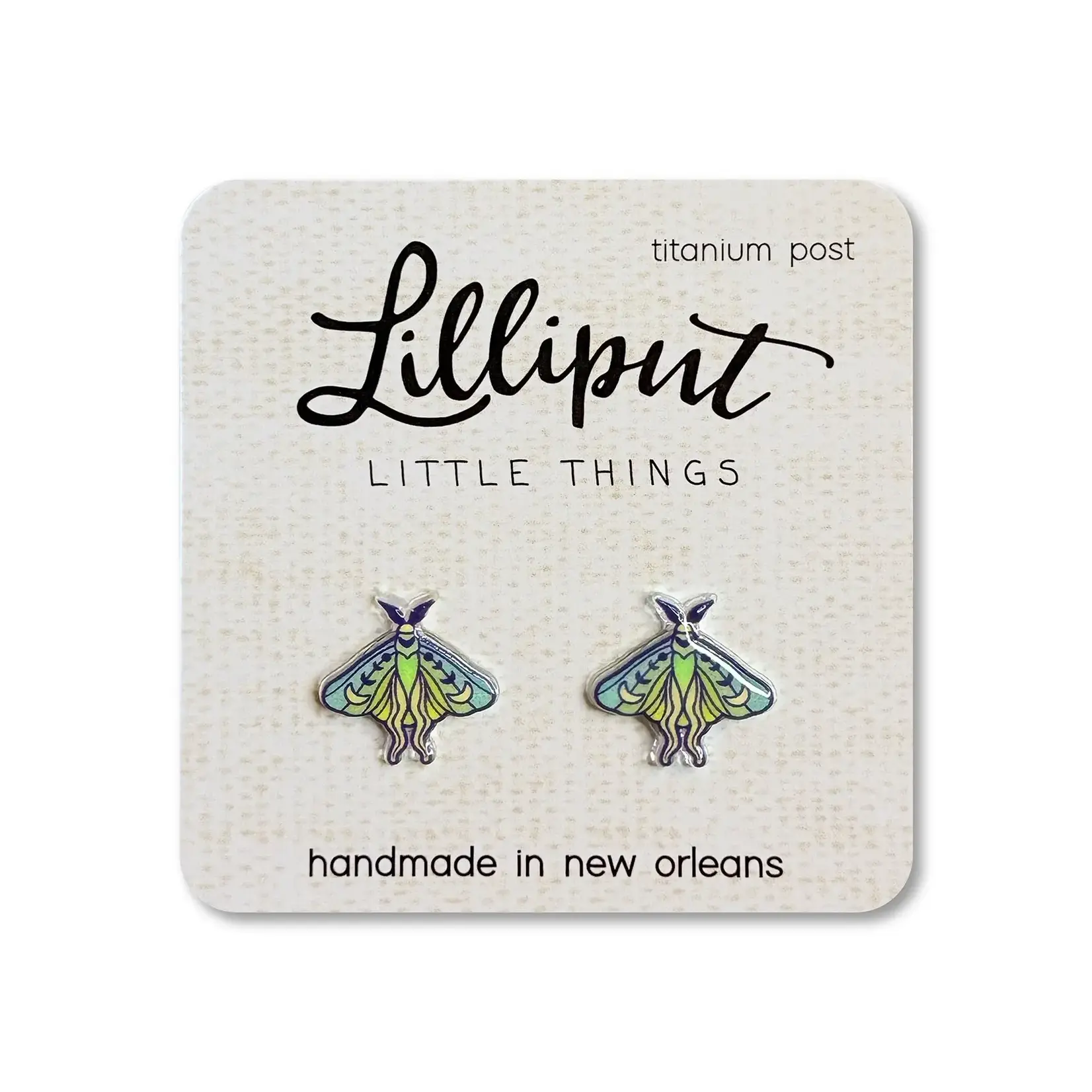 Luna Moth Earrings