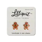 Gingerbread Man Earrings