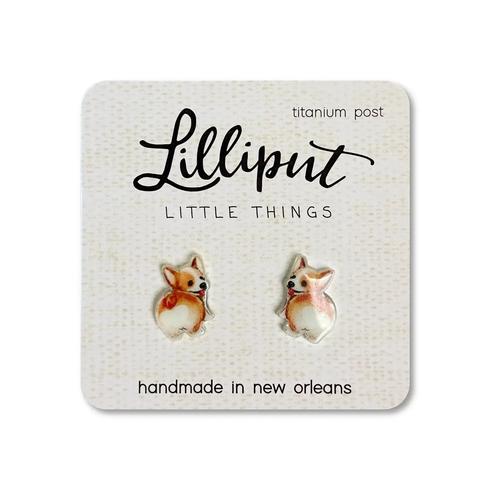 Corgi Butt Earrings