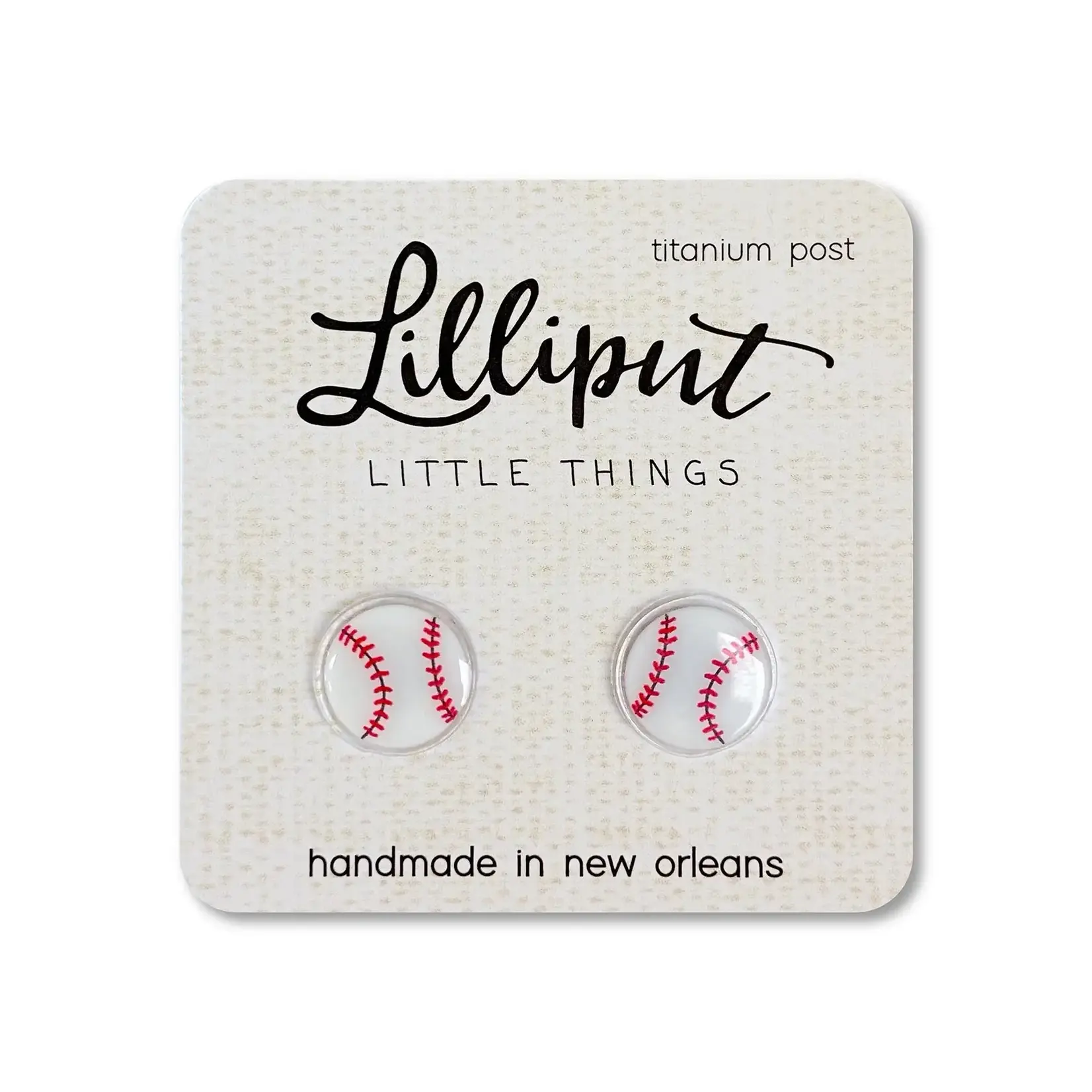 Baseball Earrings