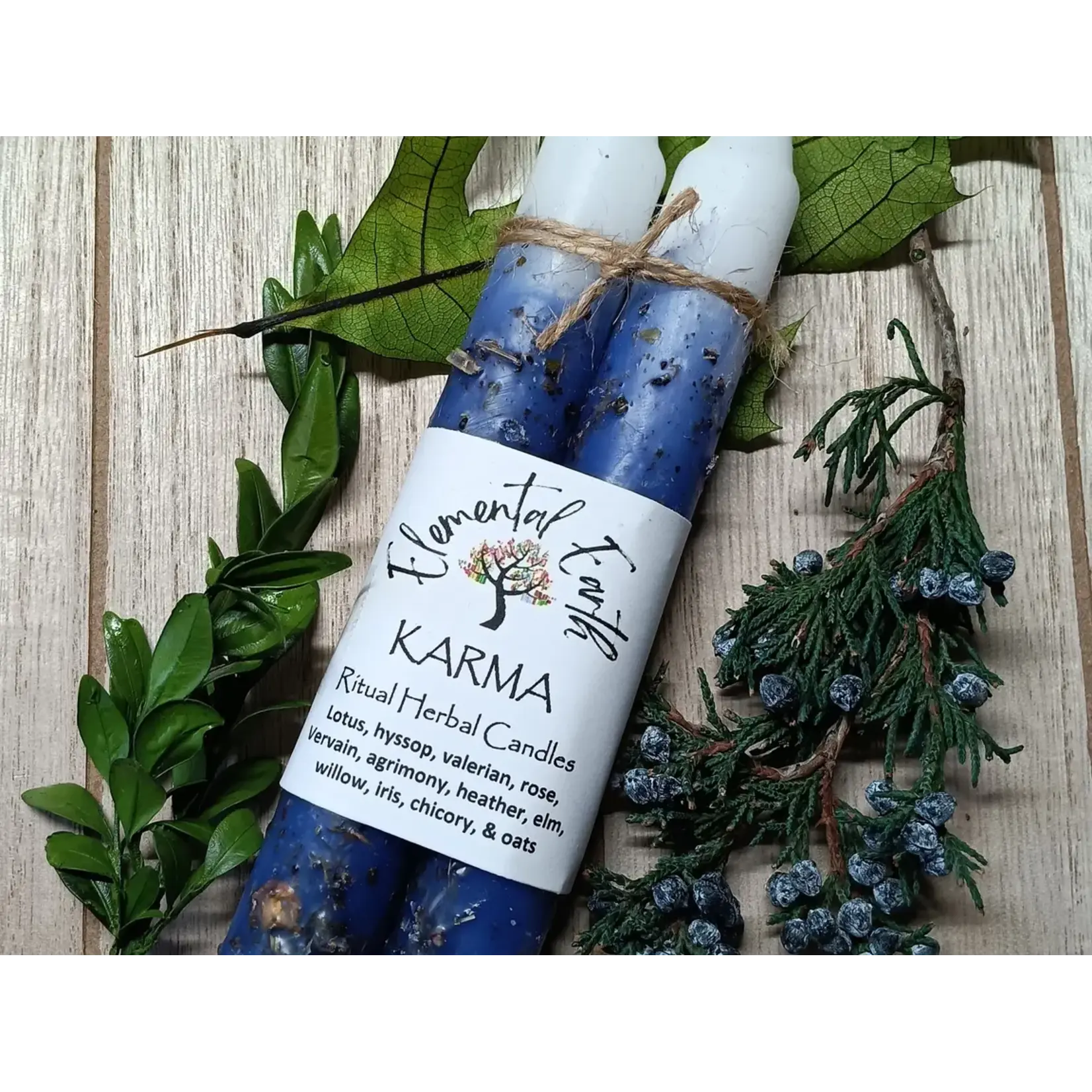 Karma - Ritual Herbal Candles 6"