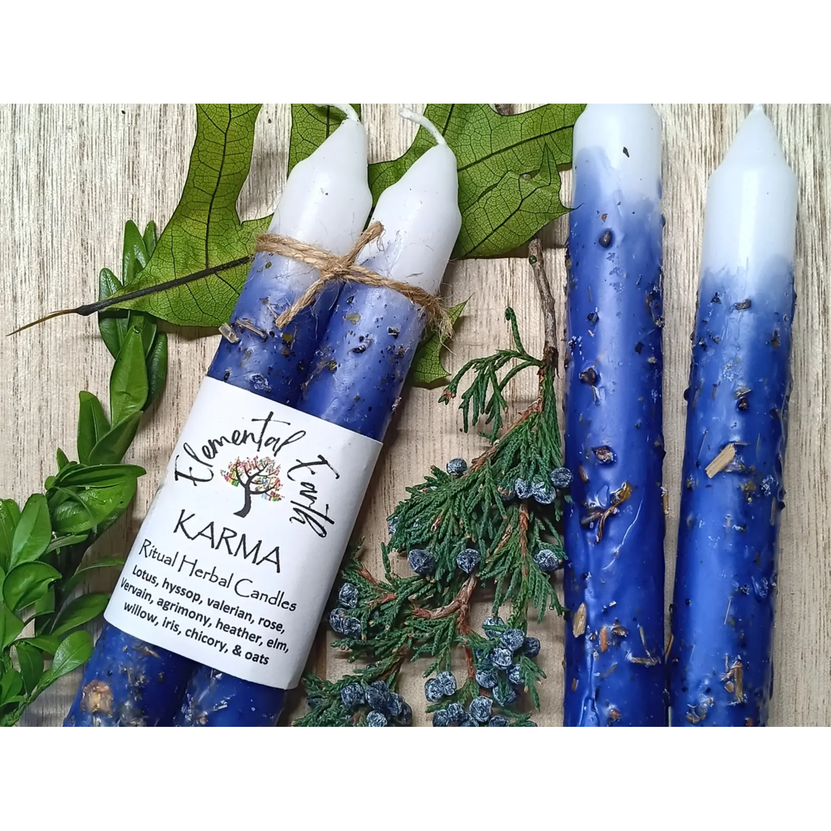 Karma - Ritual Herbal Candles 6"