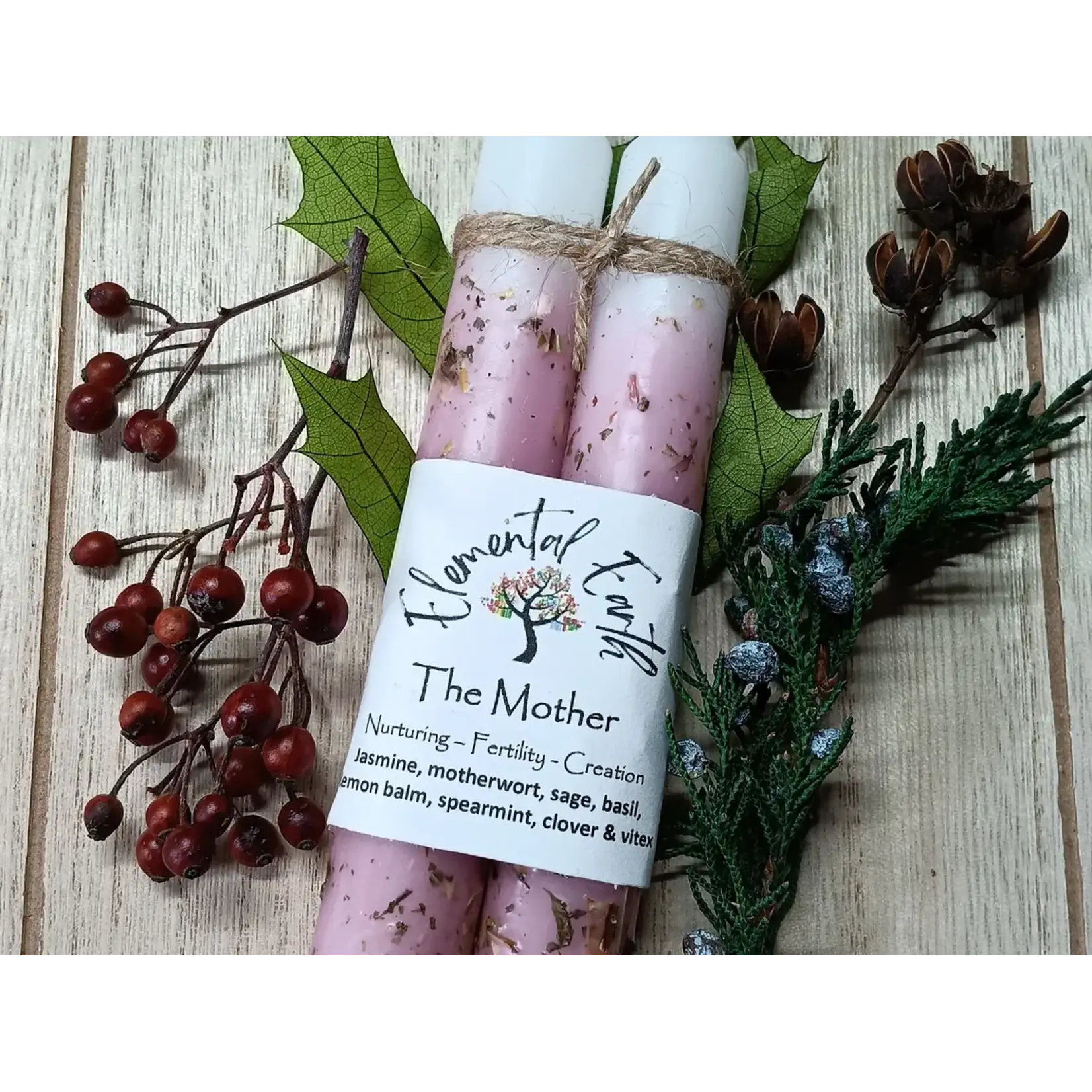 The Mother - Ritual Herbal Candles 6"